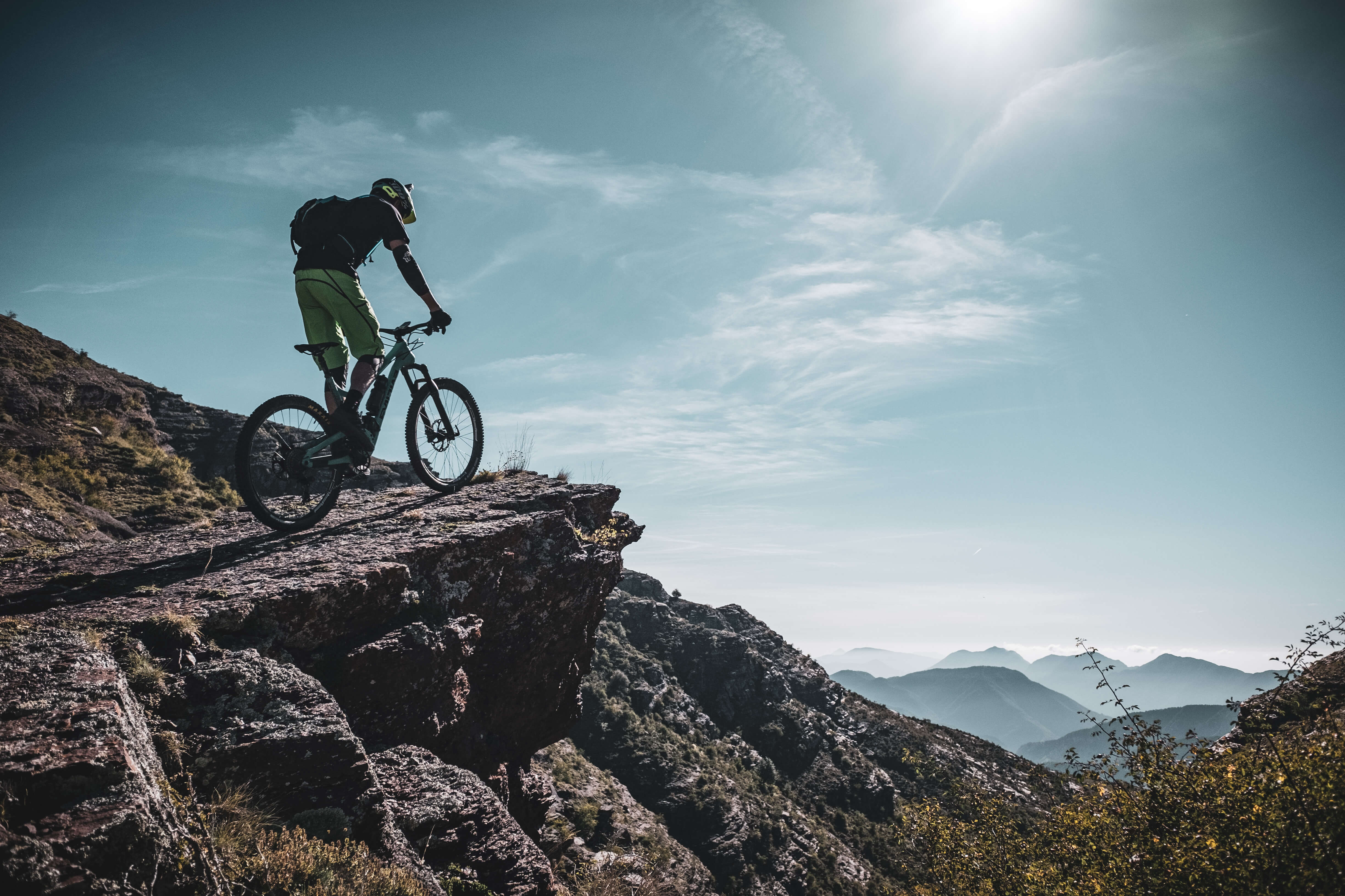 E-bike tour sun terrace