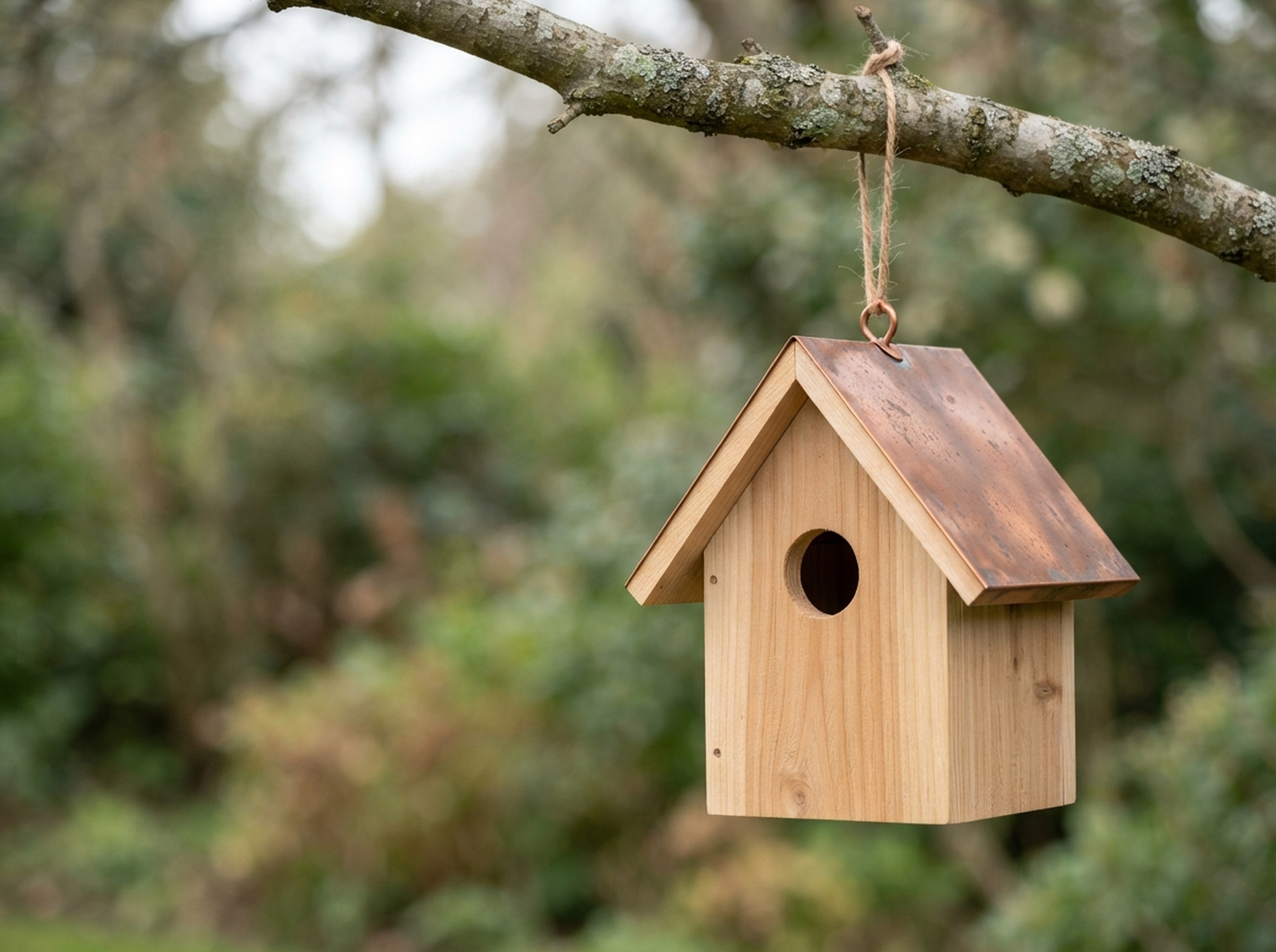 Vogelhäuschen basteln und anmalen 7+
