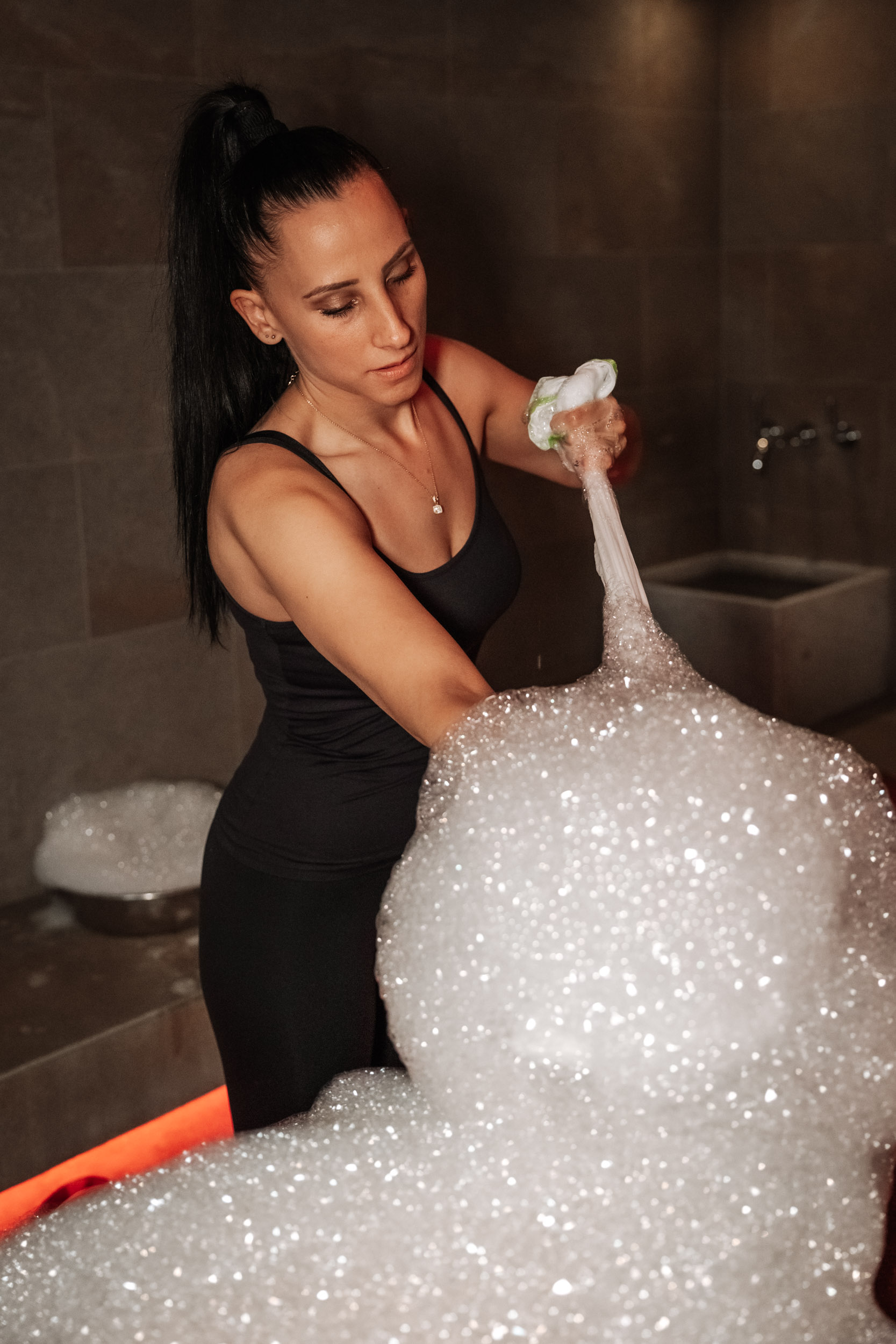 Oriental soap foam massage - Hamam ceremony