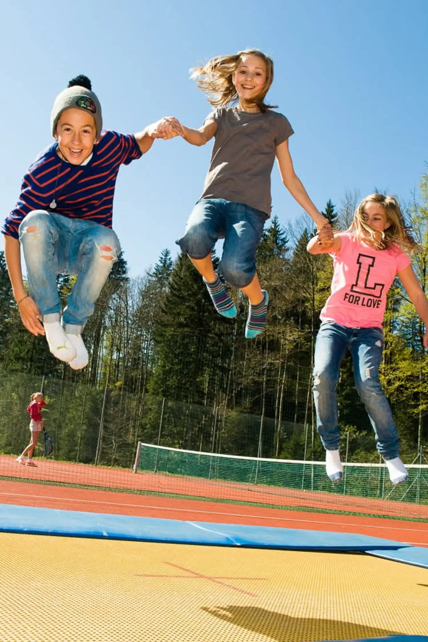Fun, games and exercise in good weather