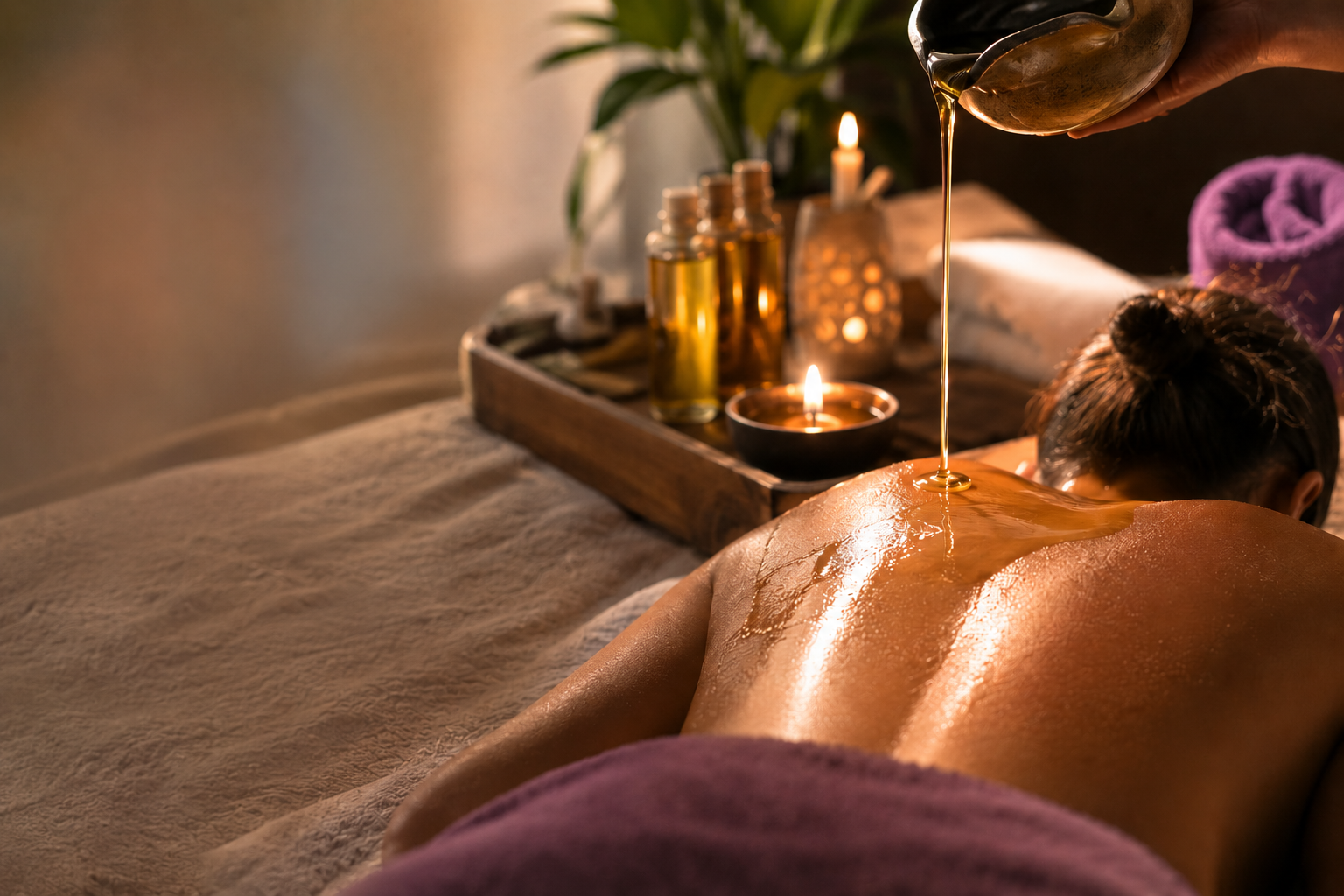 Abhyanga - oil massage