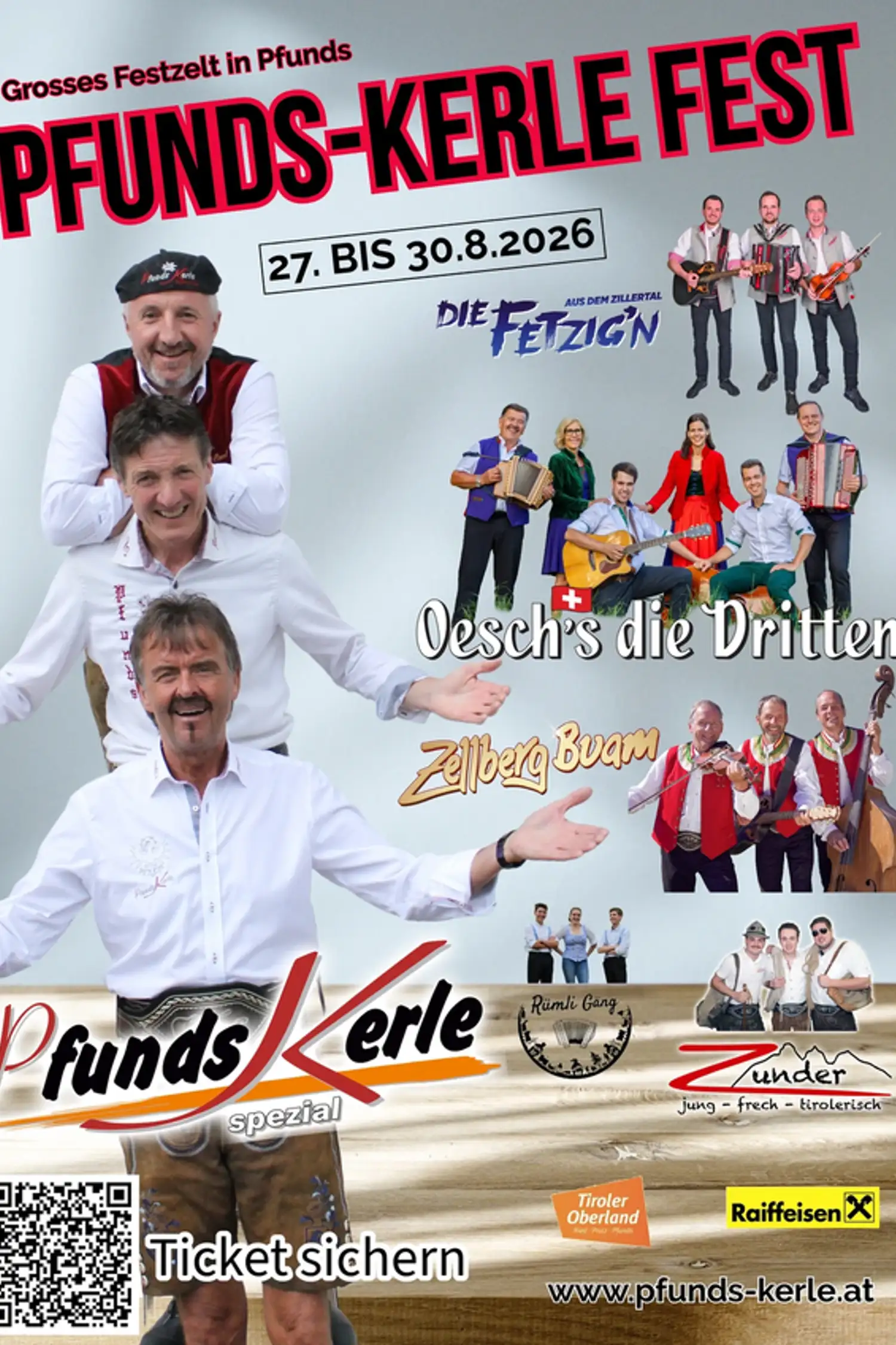Pfunds Kerle Fest 2026