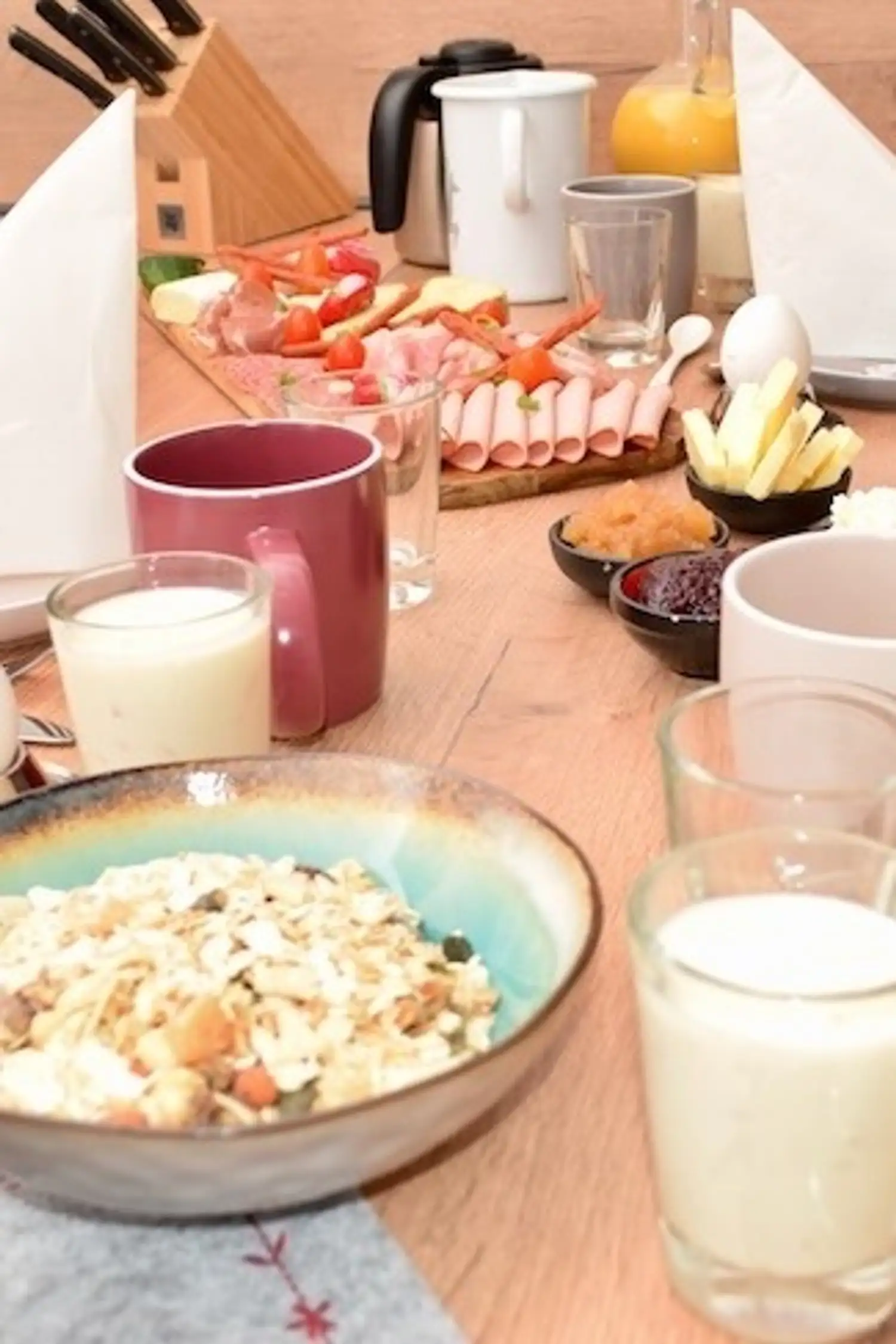 Frühstückskorb - entspannt im Apartment frühstücken