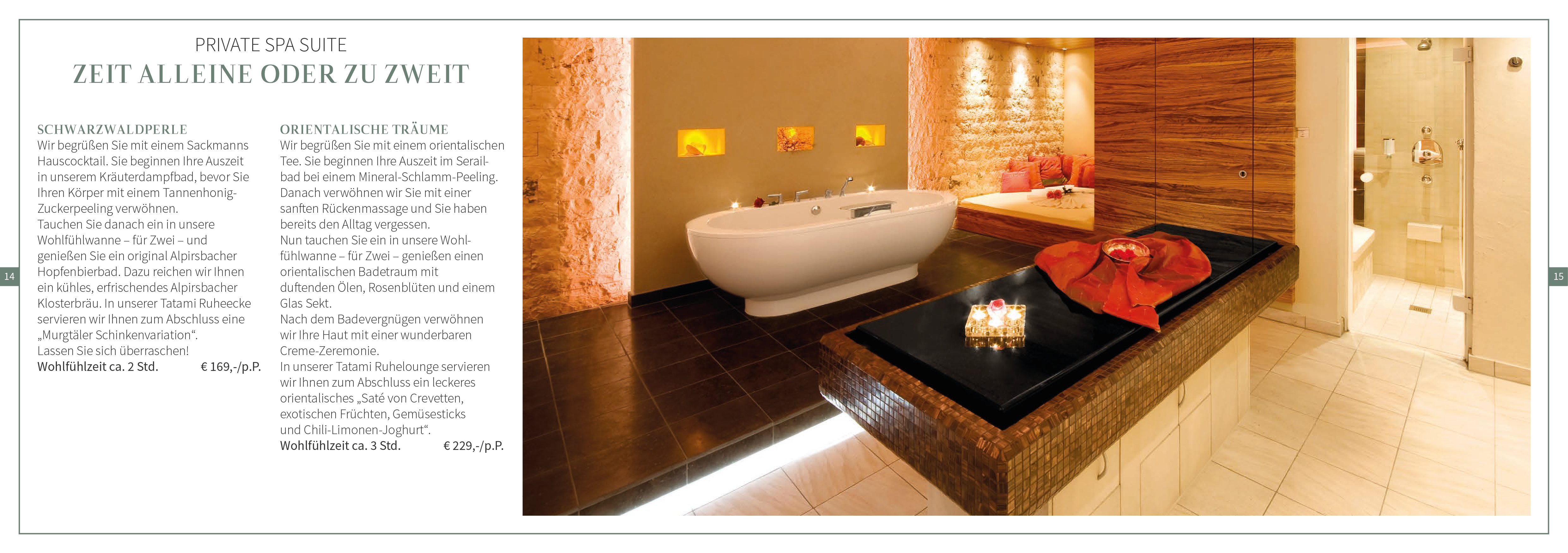 Moments of Relaxation in Our Private Spa Suite