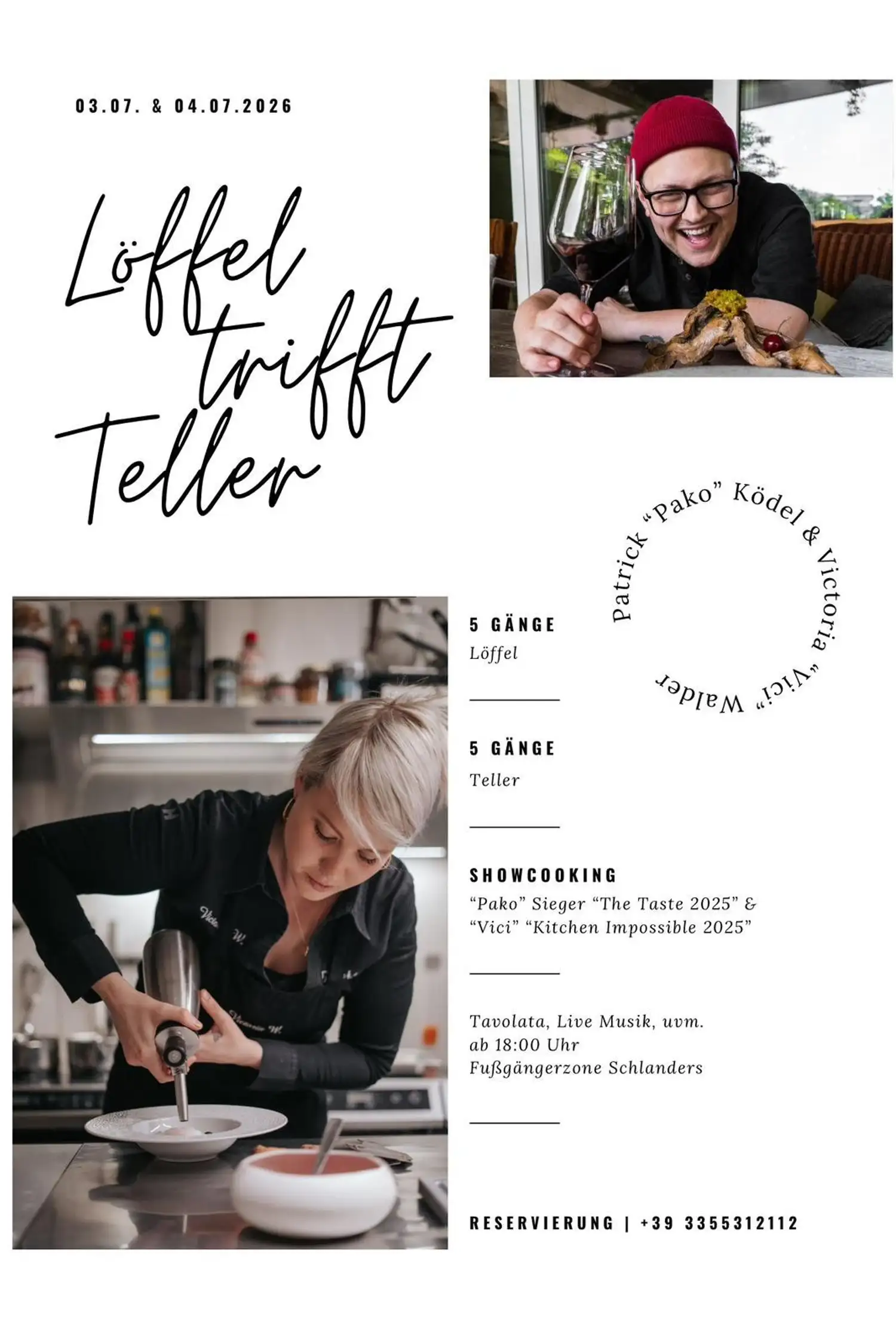 Löffel trifft Teller