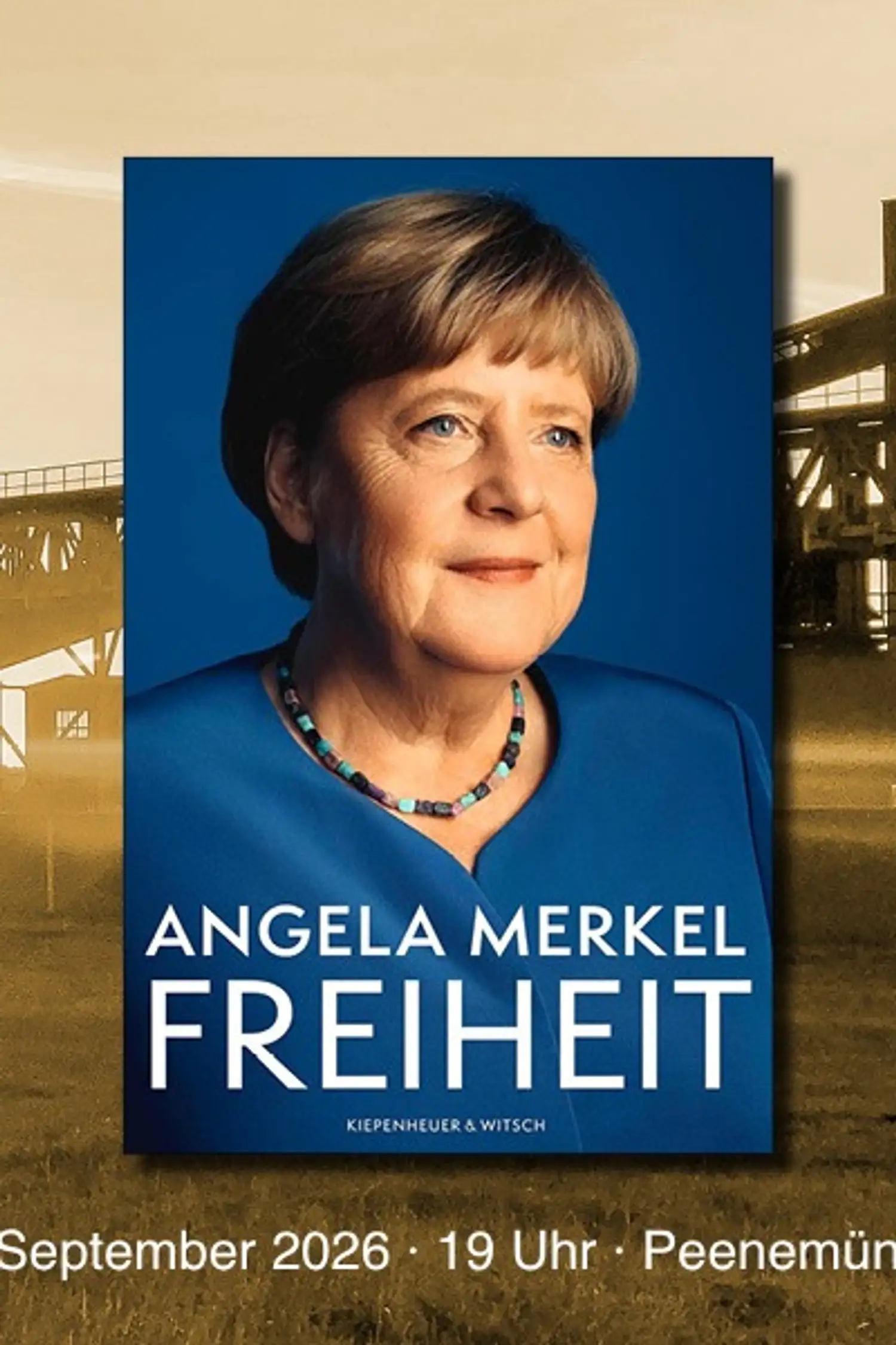 Sonderlesung mit Angela Merkel "Freiheit – Erinnerungen 1954–2021"