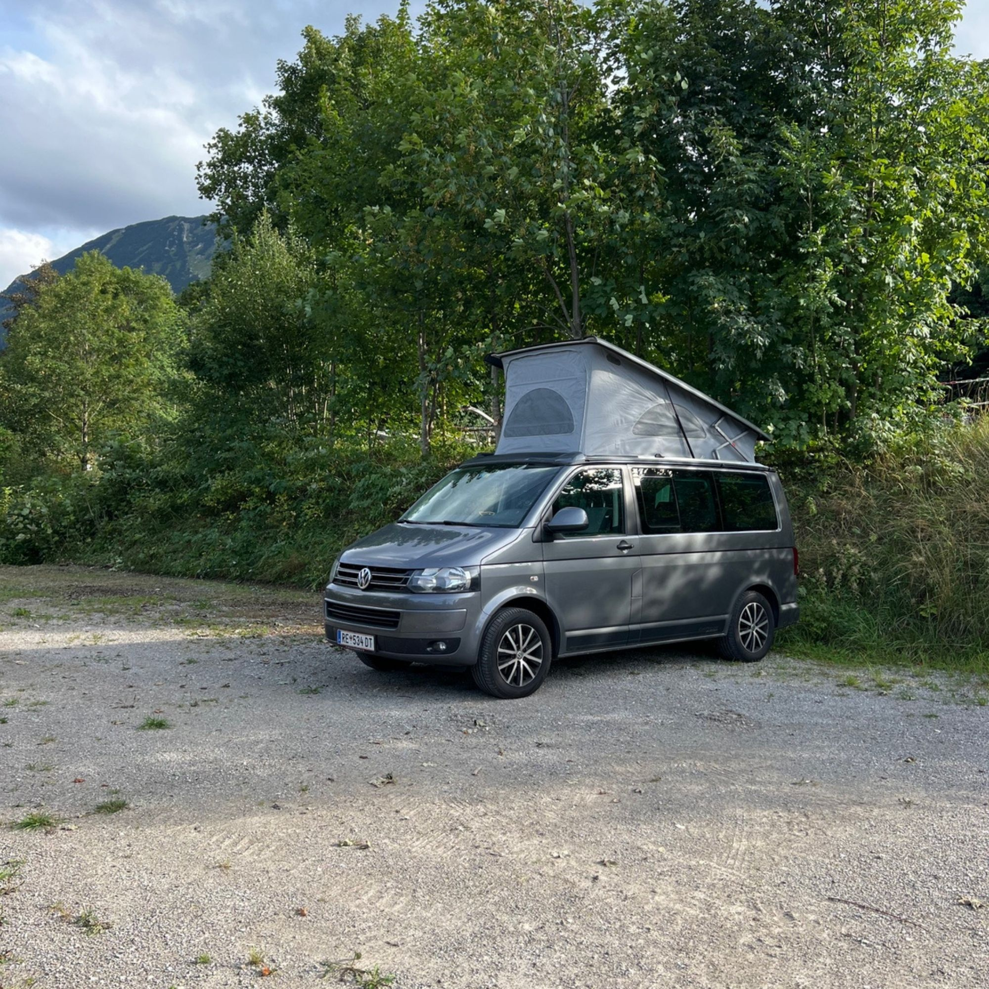 Camping at Wannenjoch