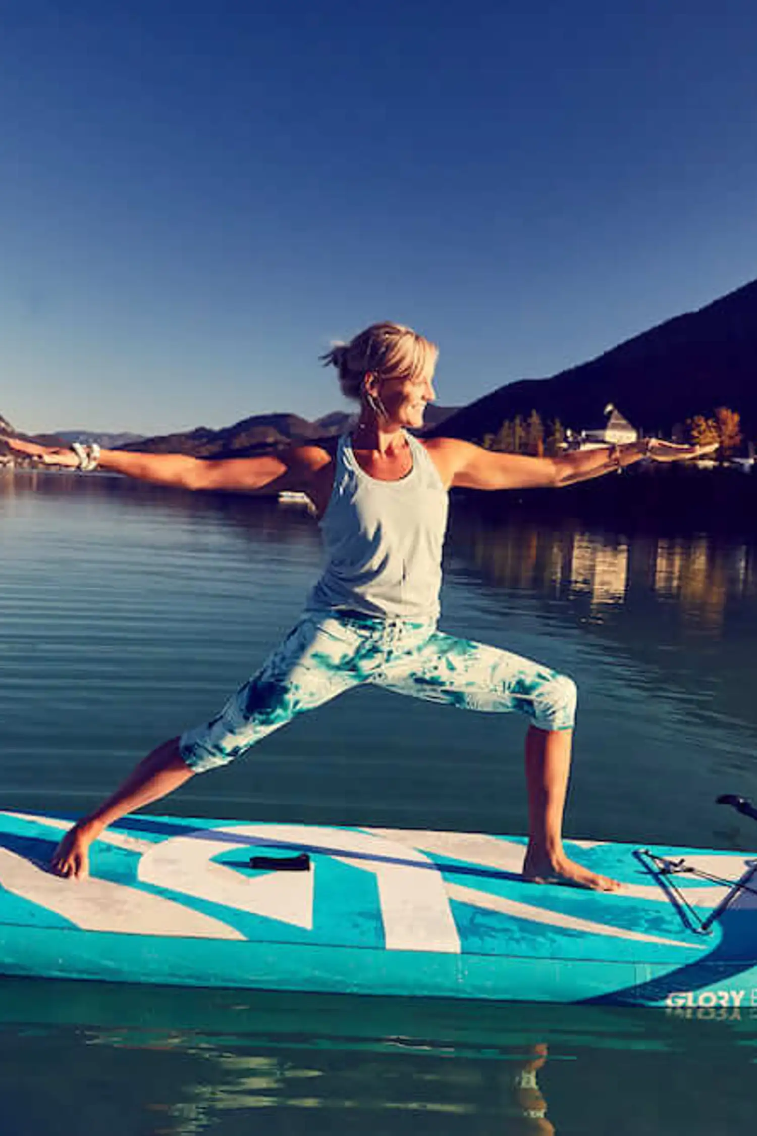 Morning Sadhana on the lake