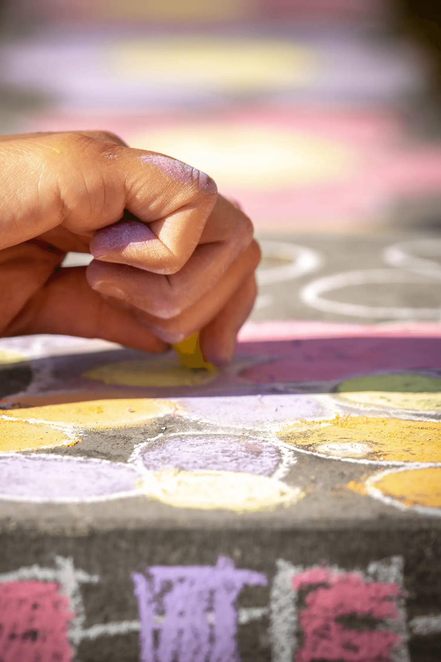 Magical street painting