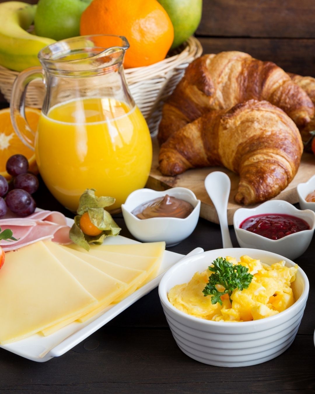 Mountain breakfast on the Papststein