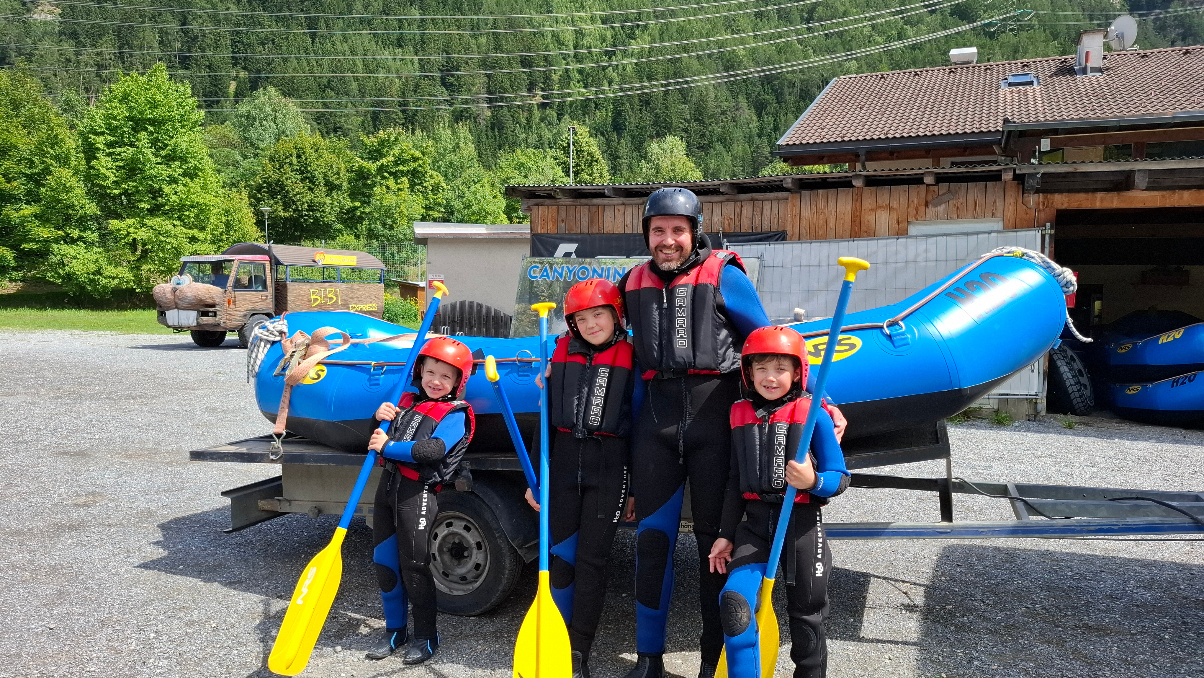 Familien-Rafting