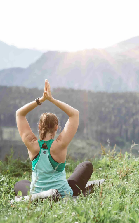 Yoga on the mountain & alpine brunch