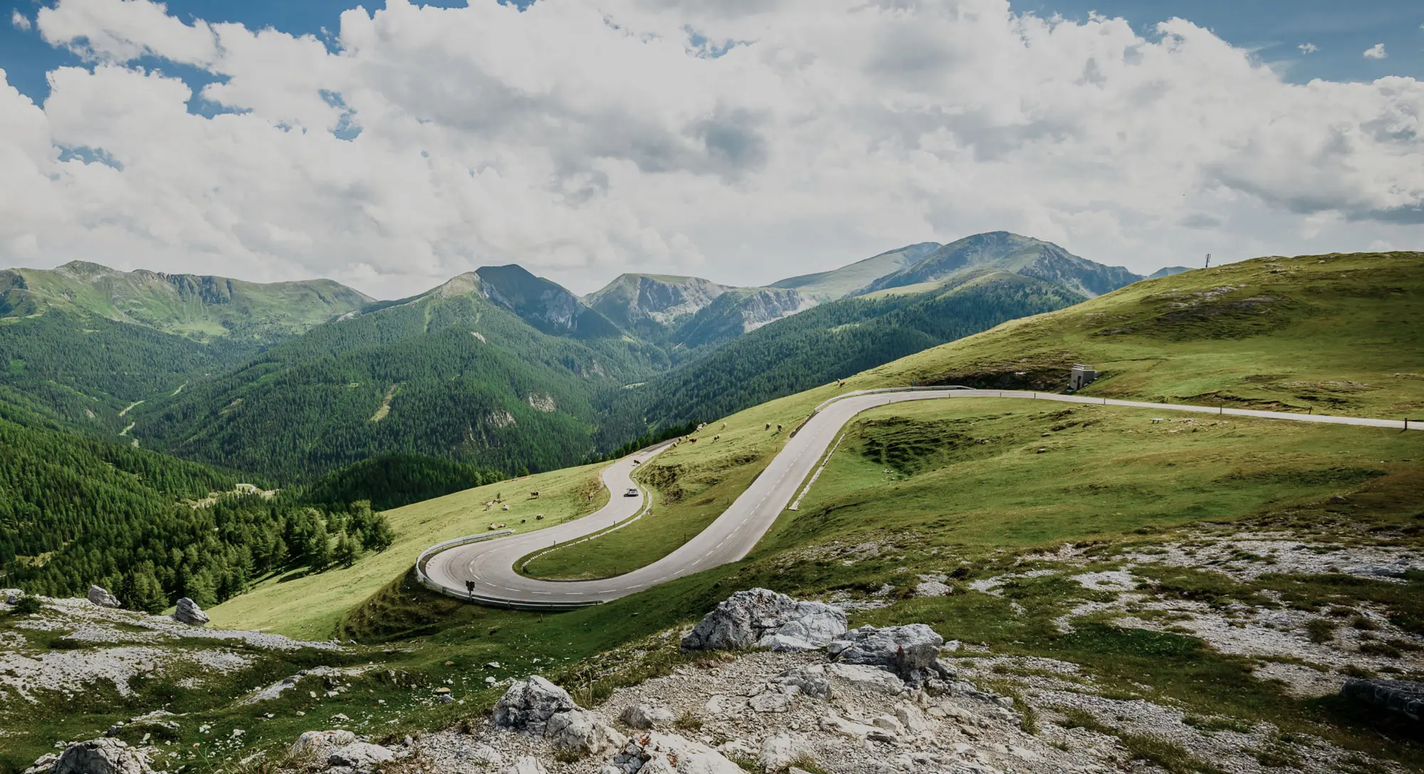 Nockalm Pass tour - panoramic drive through the Carinthian Nockberge mountains