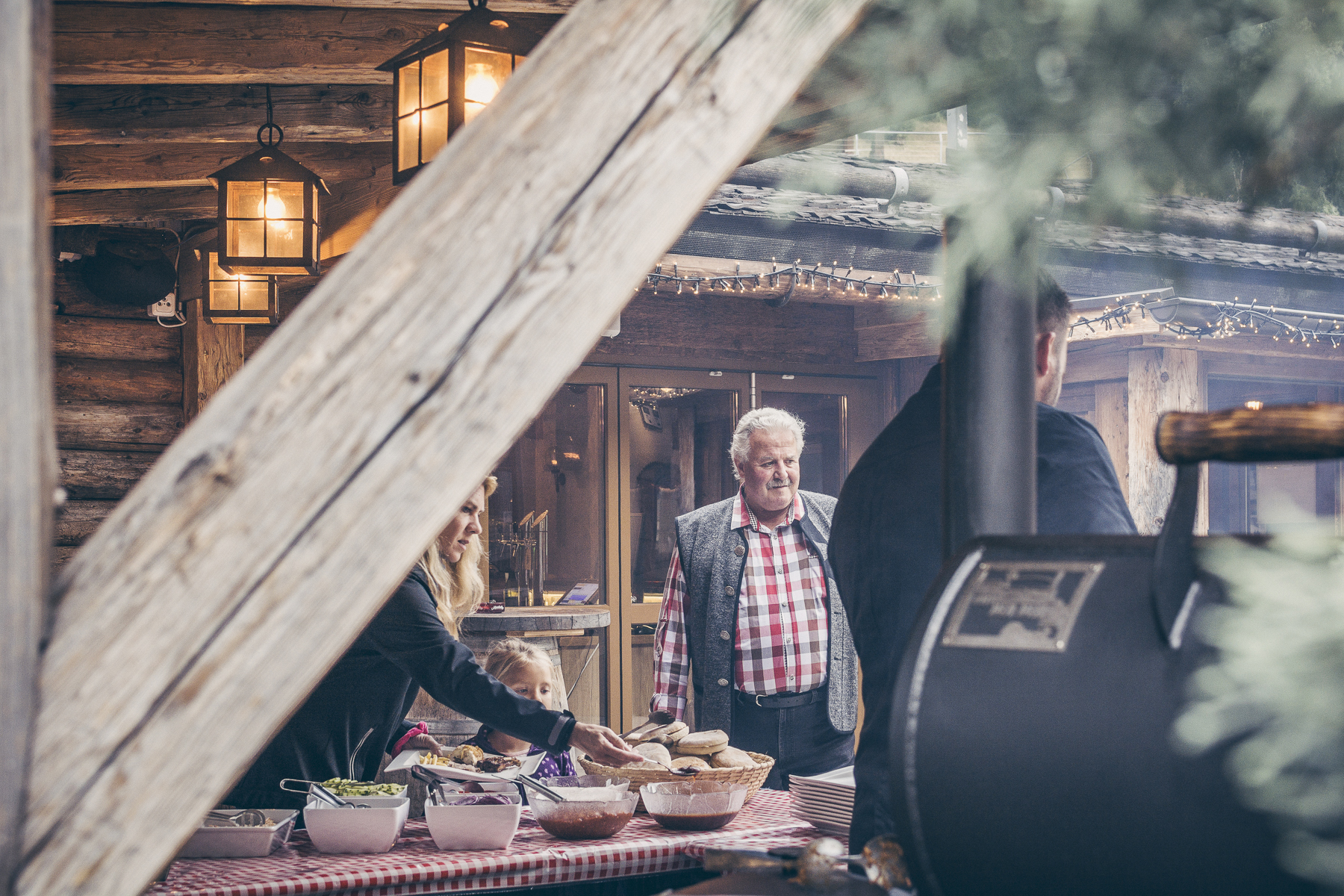 BBQ Abend auf der Terrasse