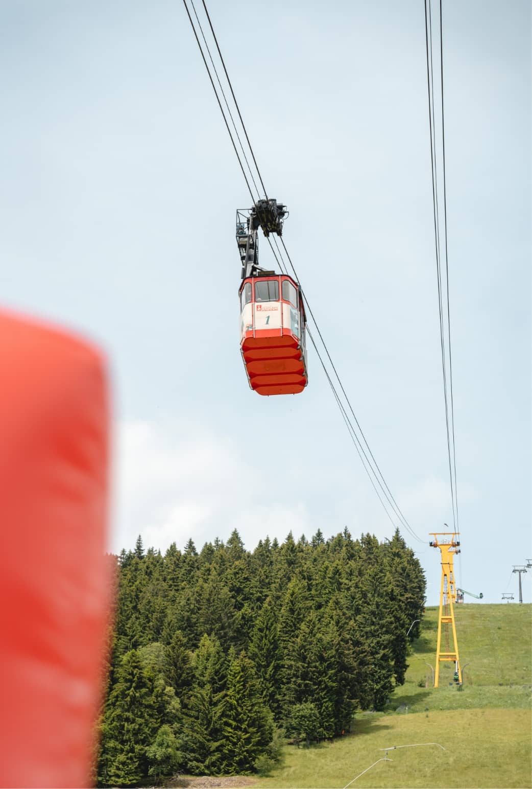 Mit der Schwebebahn auf den Fichtelberg