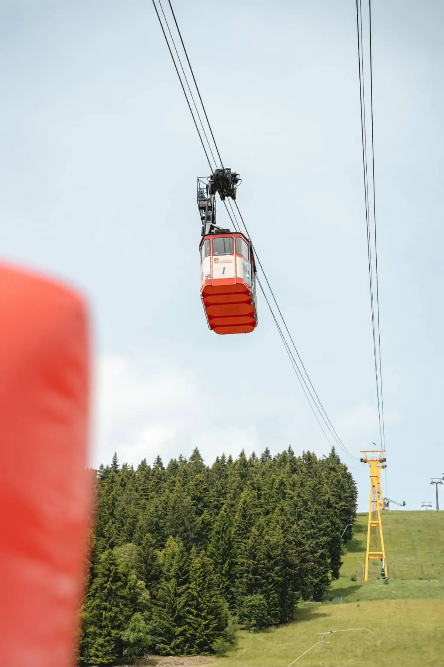 Take the suspension railway up to Fichtelberg