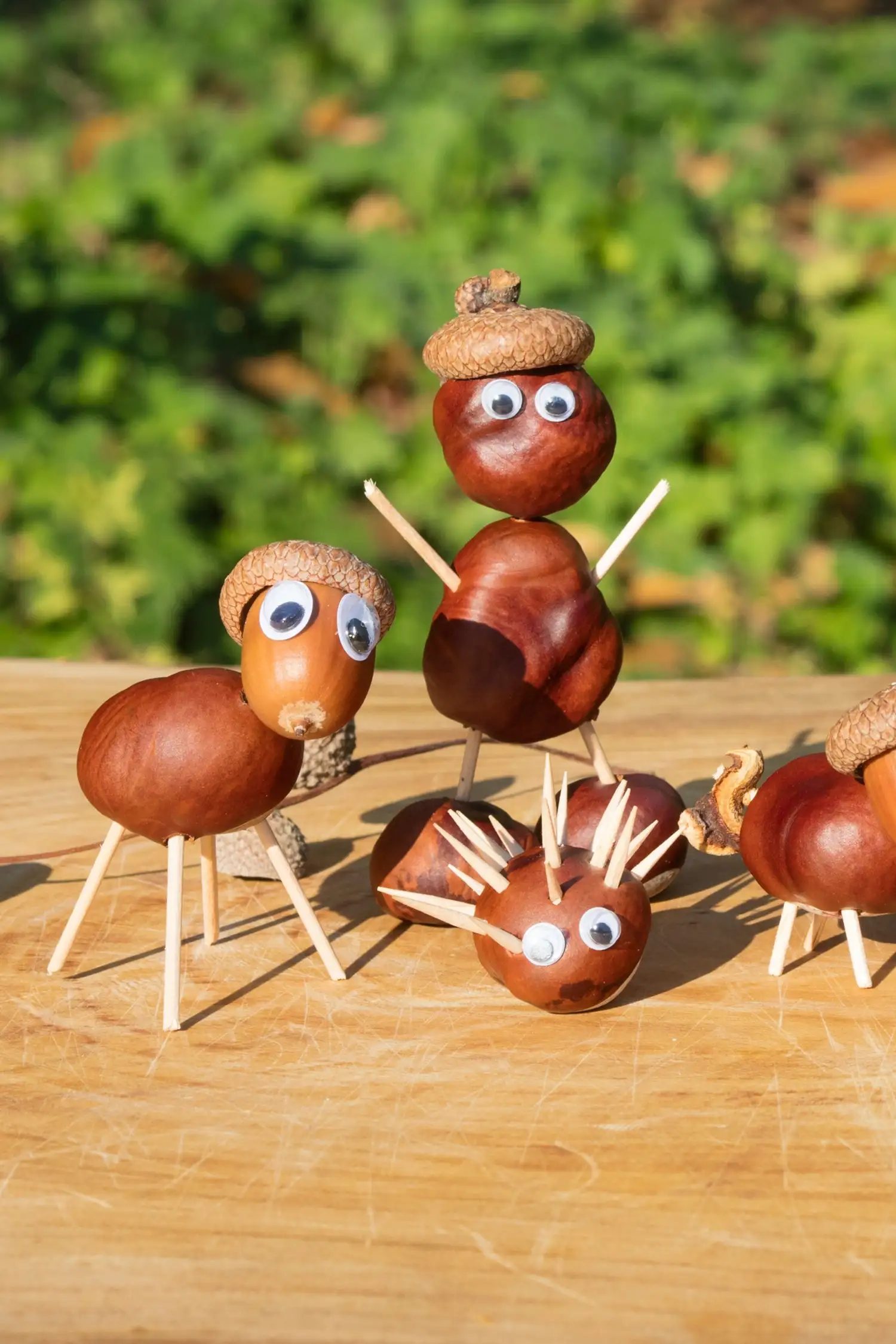 Kastanienfiguren basteln