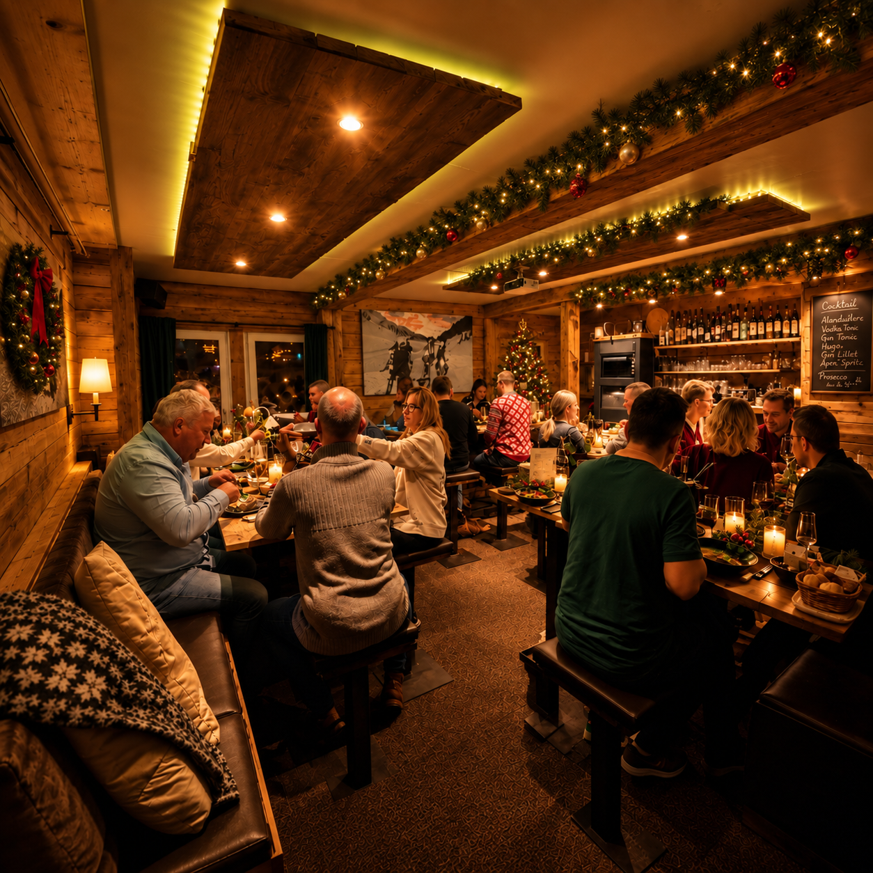  Heiligabend in der Moonbikes Bar & Restaurant