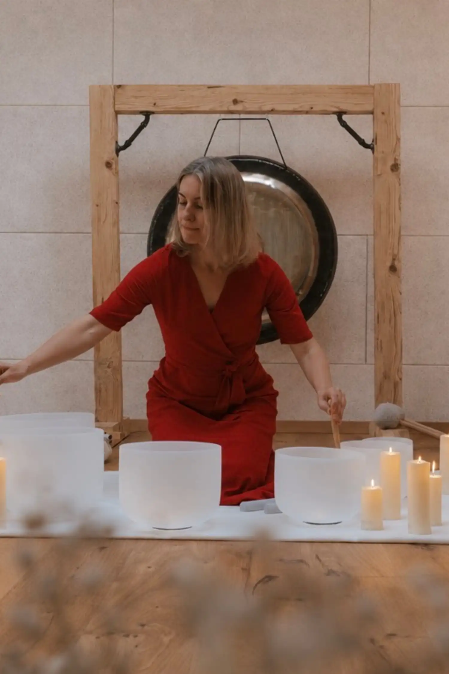 Candellight Sound Bath Tiefenentspannung bei Kerzenschein