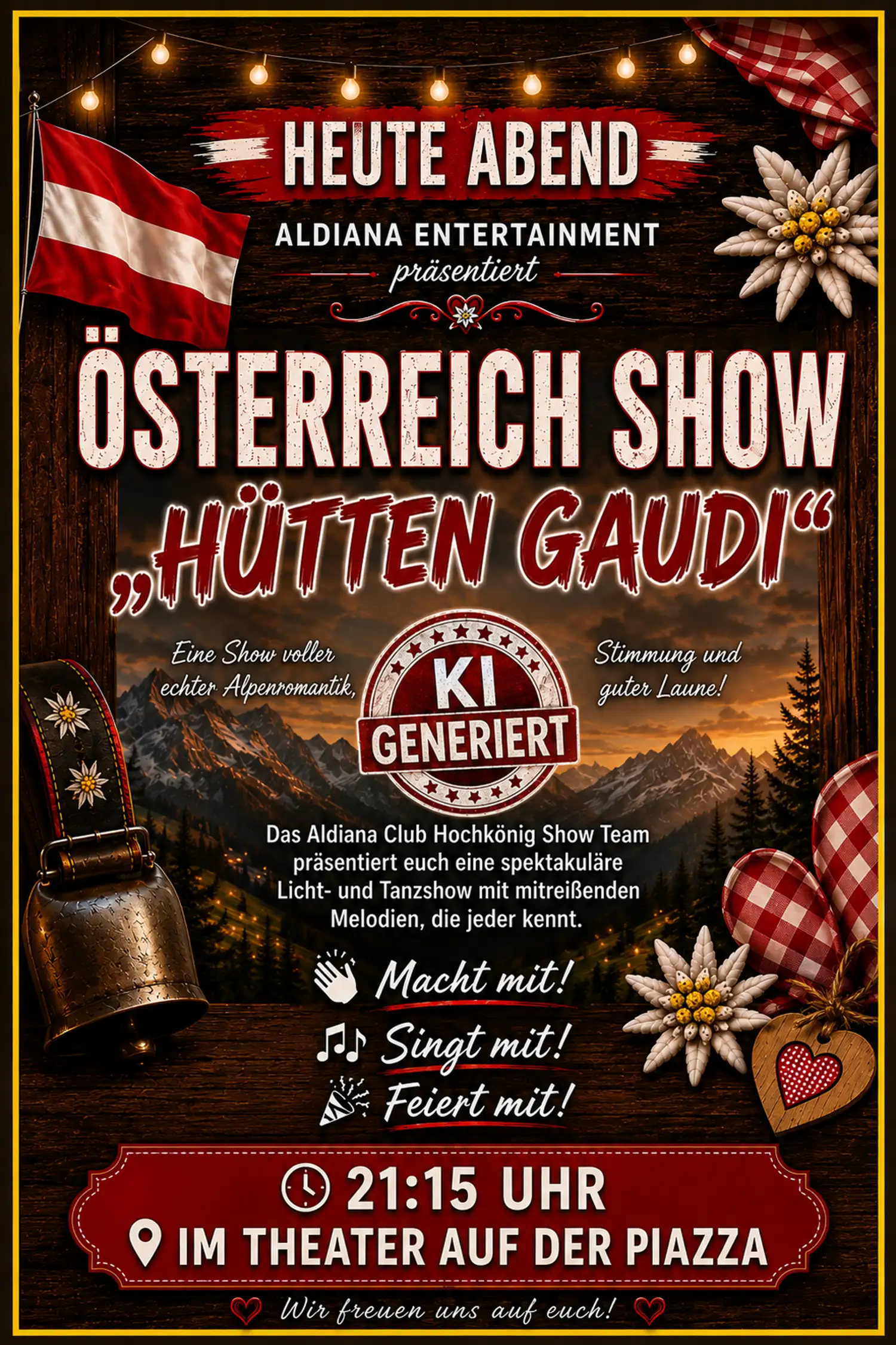 Showtime "Hüttengaudi"