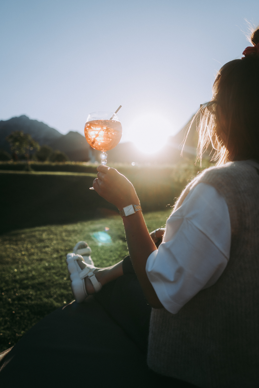 When the evening feels like a vacation🍹