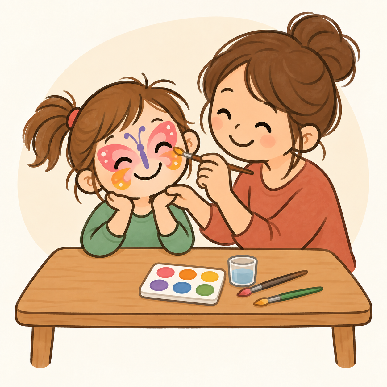 Face Painting for Little Heroes of Imagination