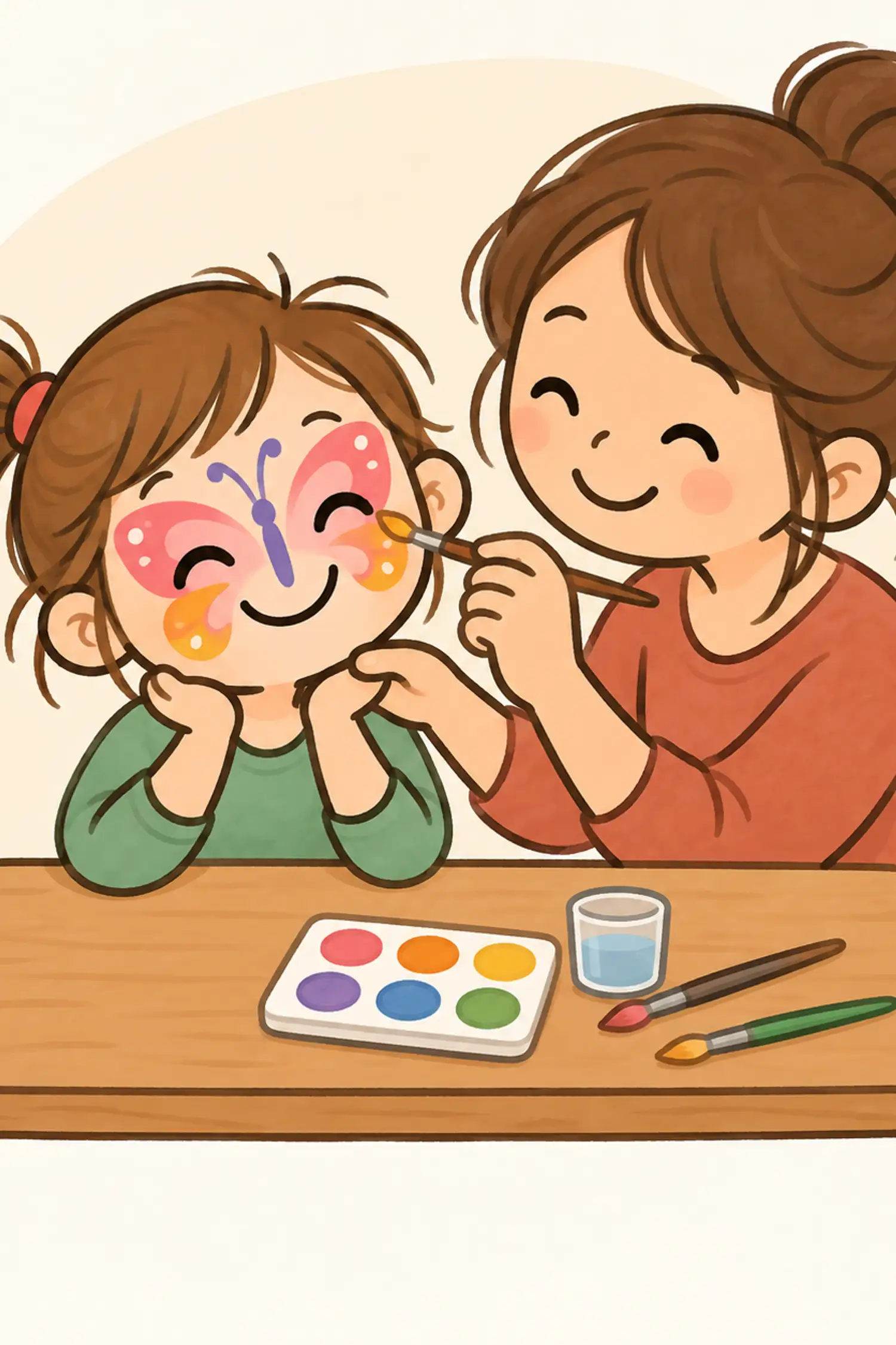 Face Painting for Little Heroes of Imagination