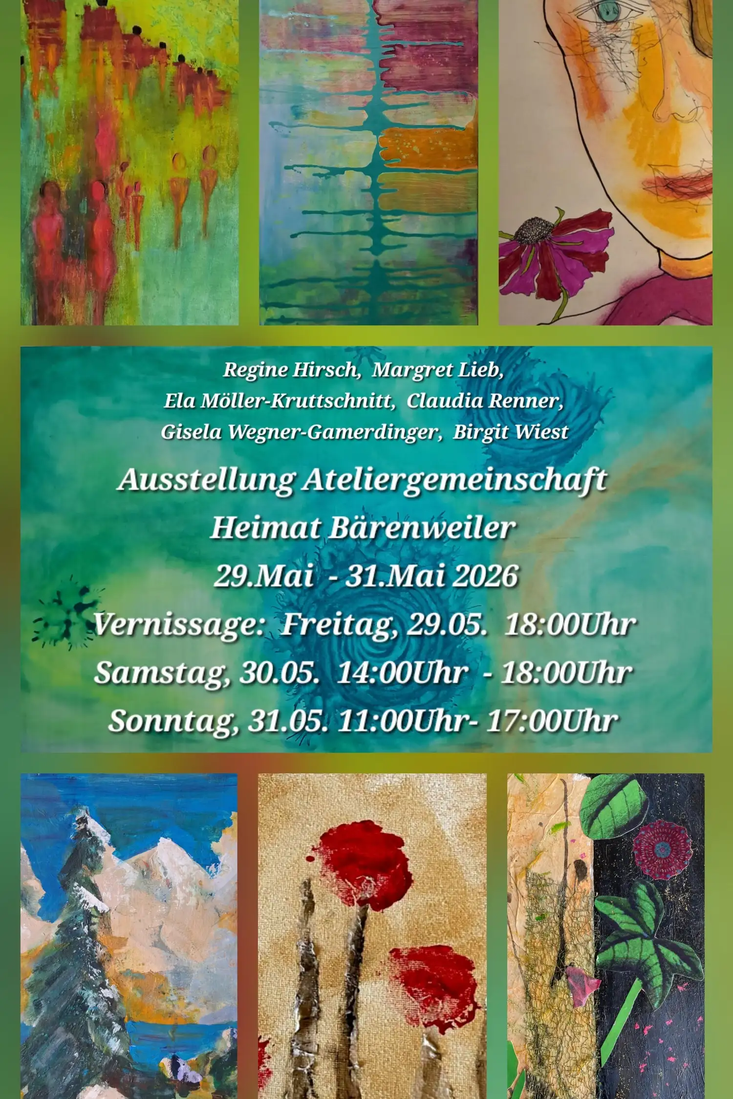 Ausstellung der "Ateliergemeinschaft Heimat Bärenweiler"
