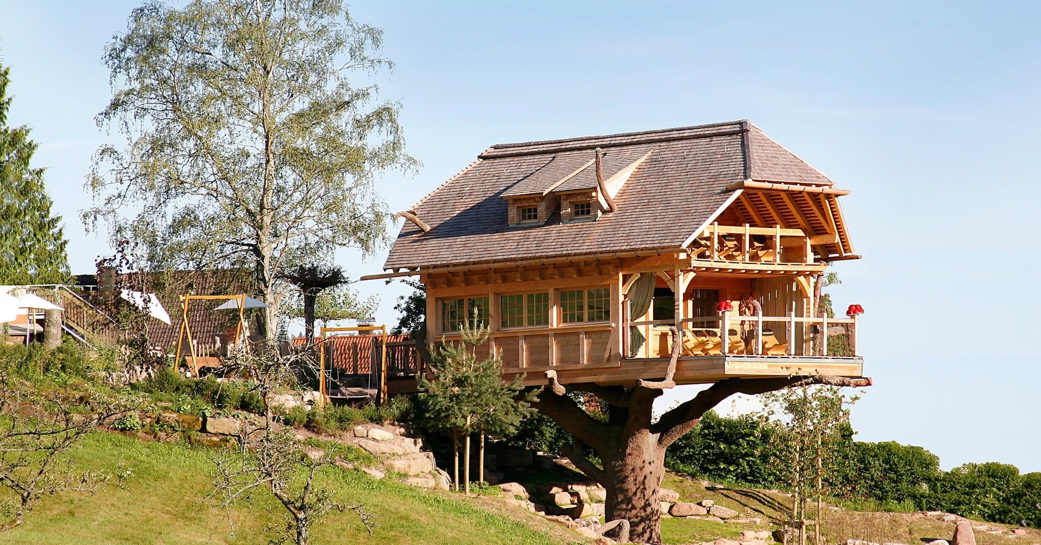 Spektakuläres Baumhaus für externe Gäste