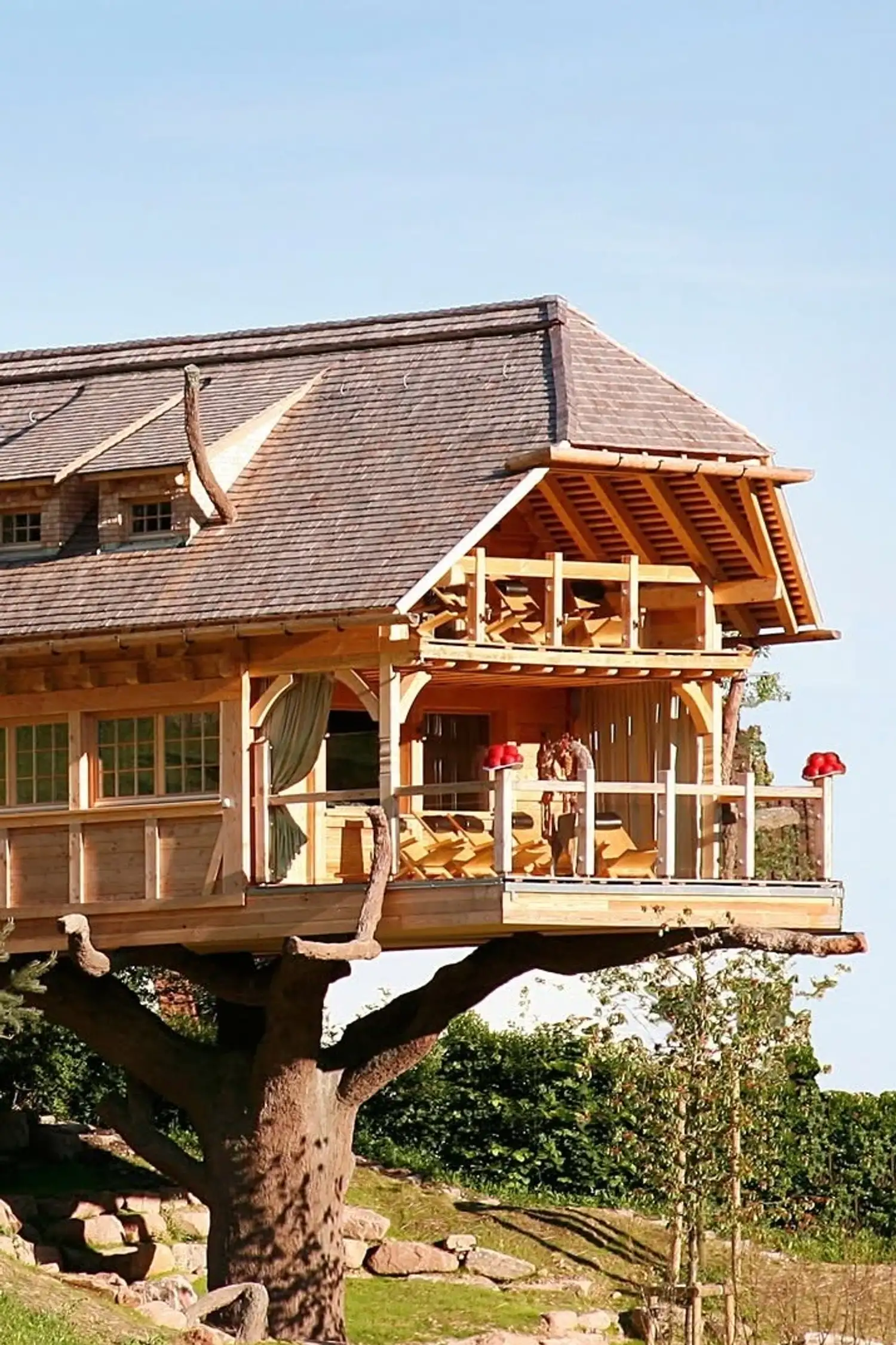 Spektakuläre Baumhaus für externe Gäste