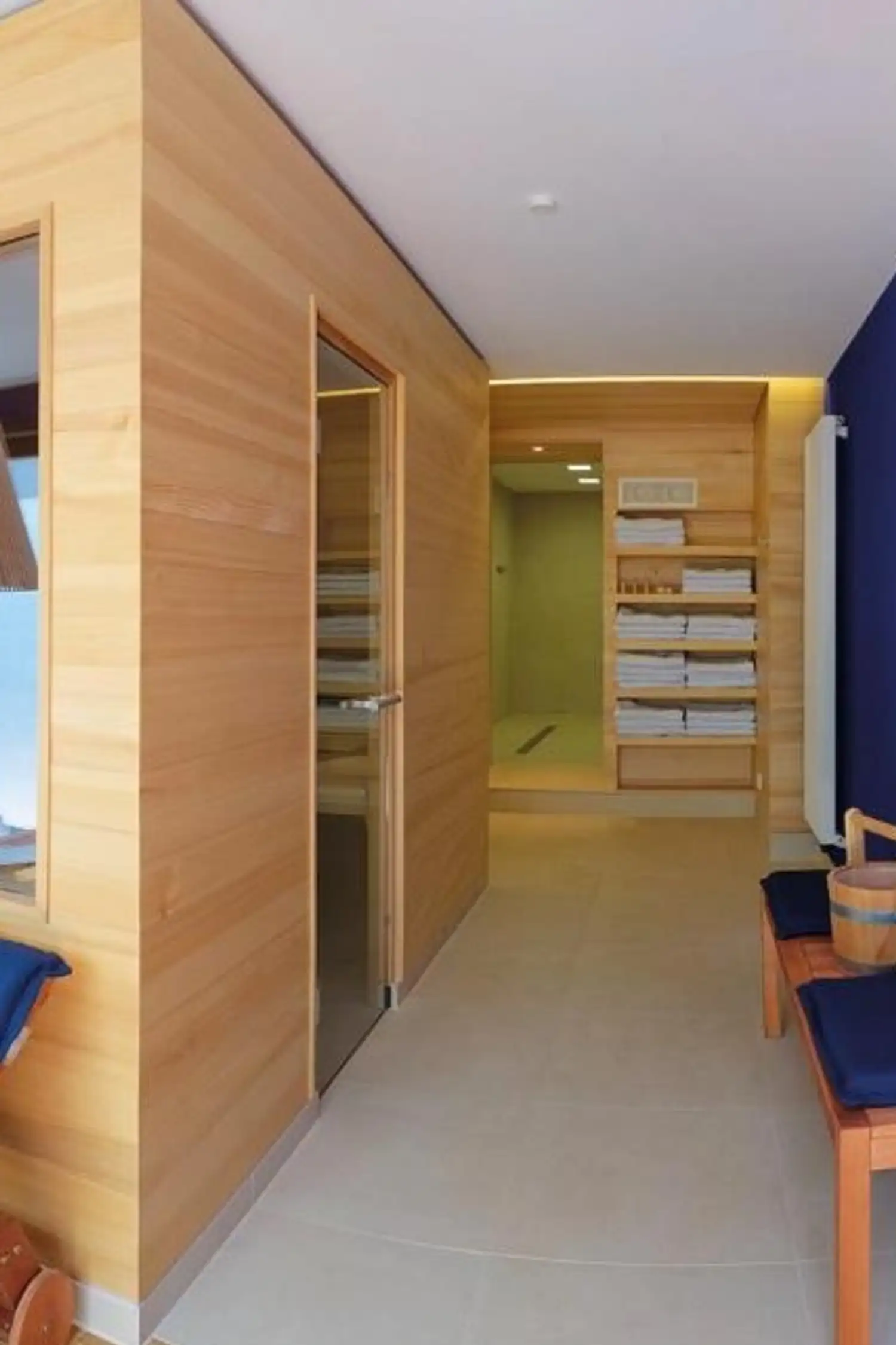 Un sauna après la plage