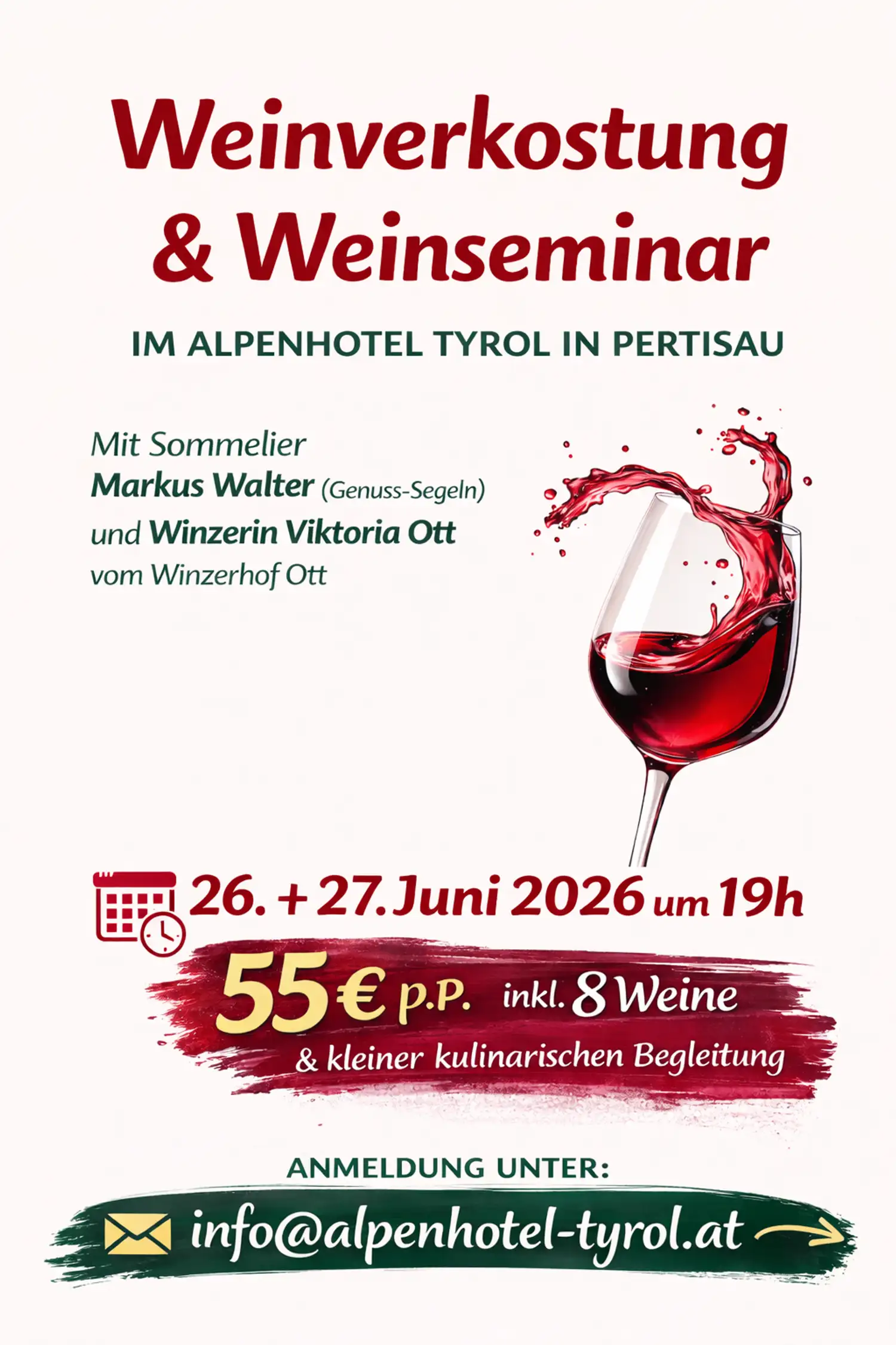 Wine tasting & wine seminar