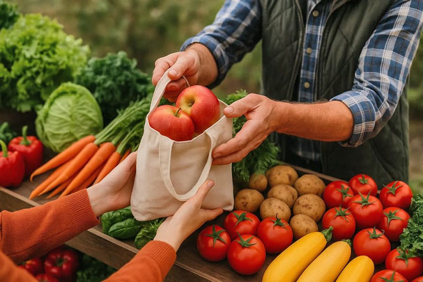 Farmers' Market in Merano