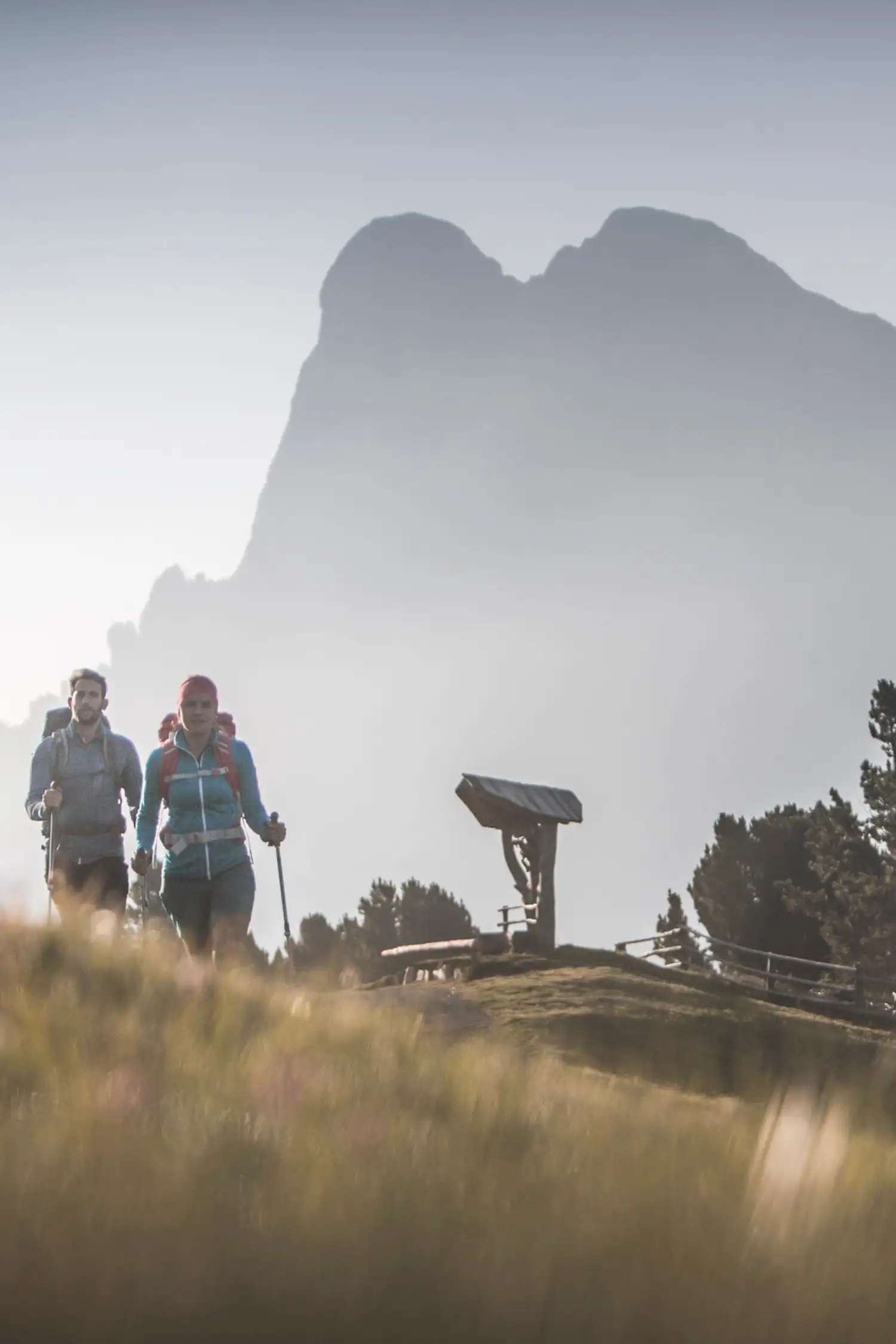 *Wanderung über die Geige 2133m zur Tesselberger Alm mit Werner