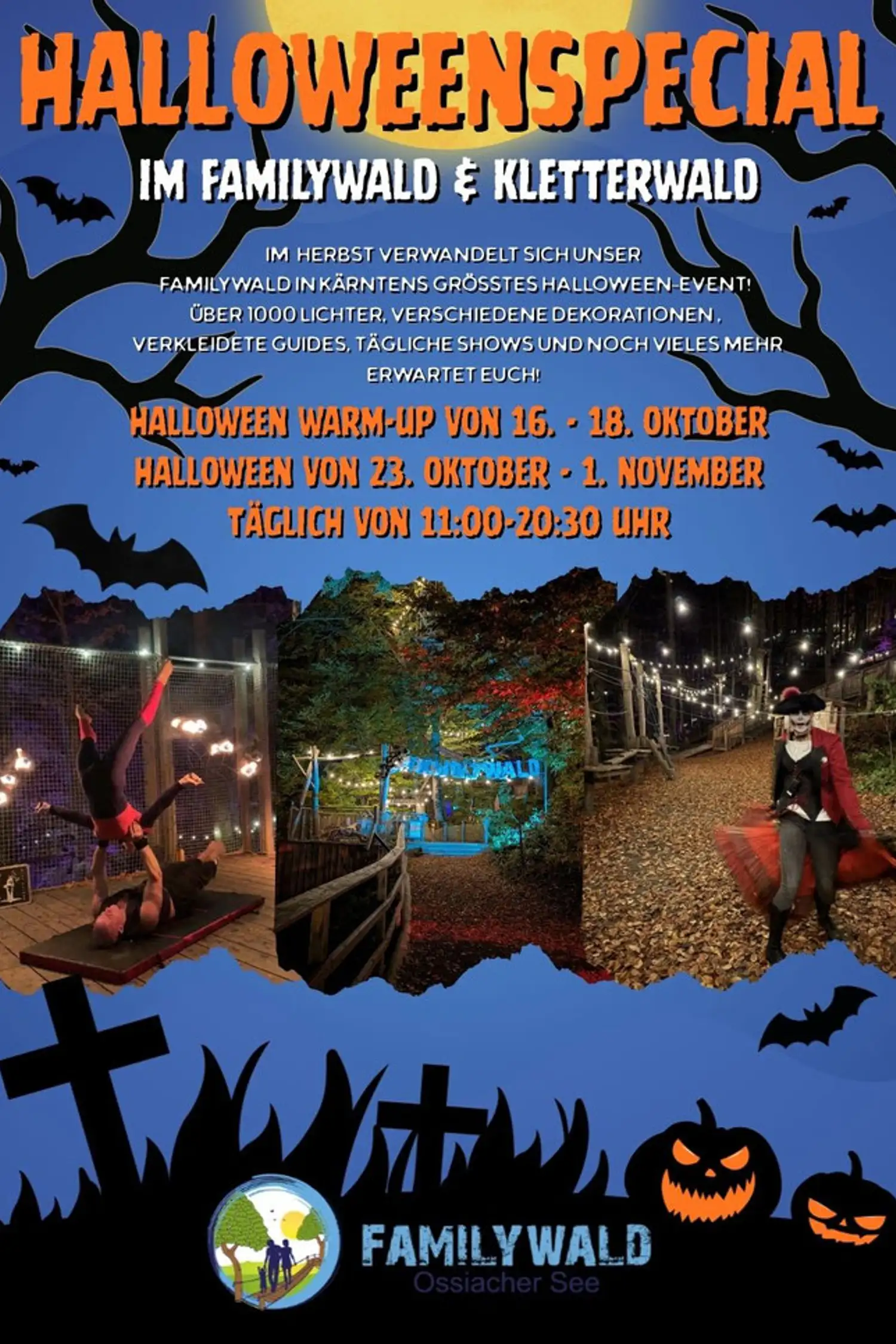 Halloween Special im Family Wald Ossiach