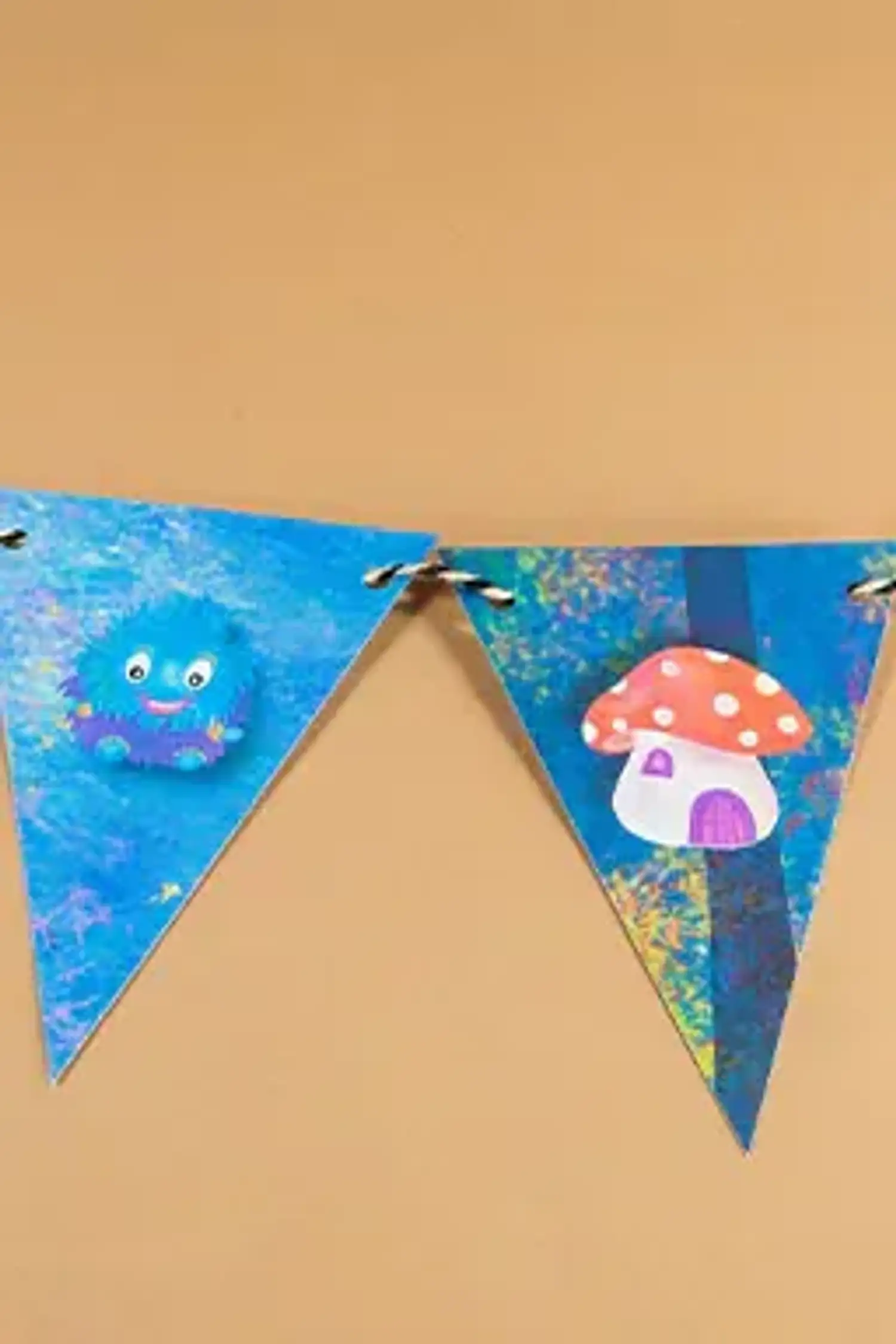 Lisi's Colorful Pennant Garland