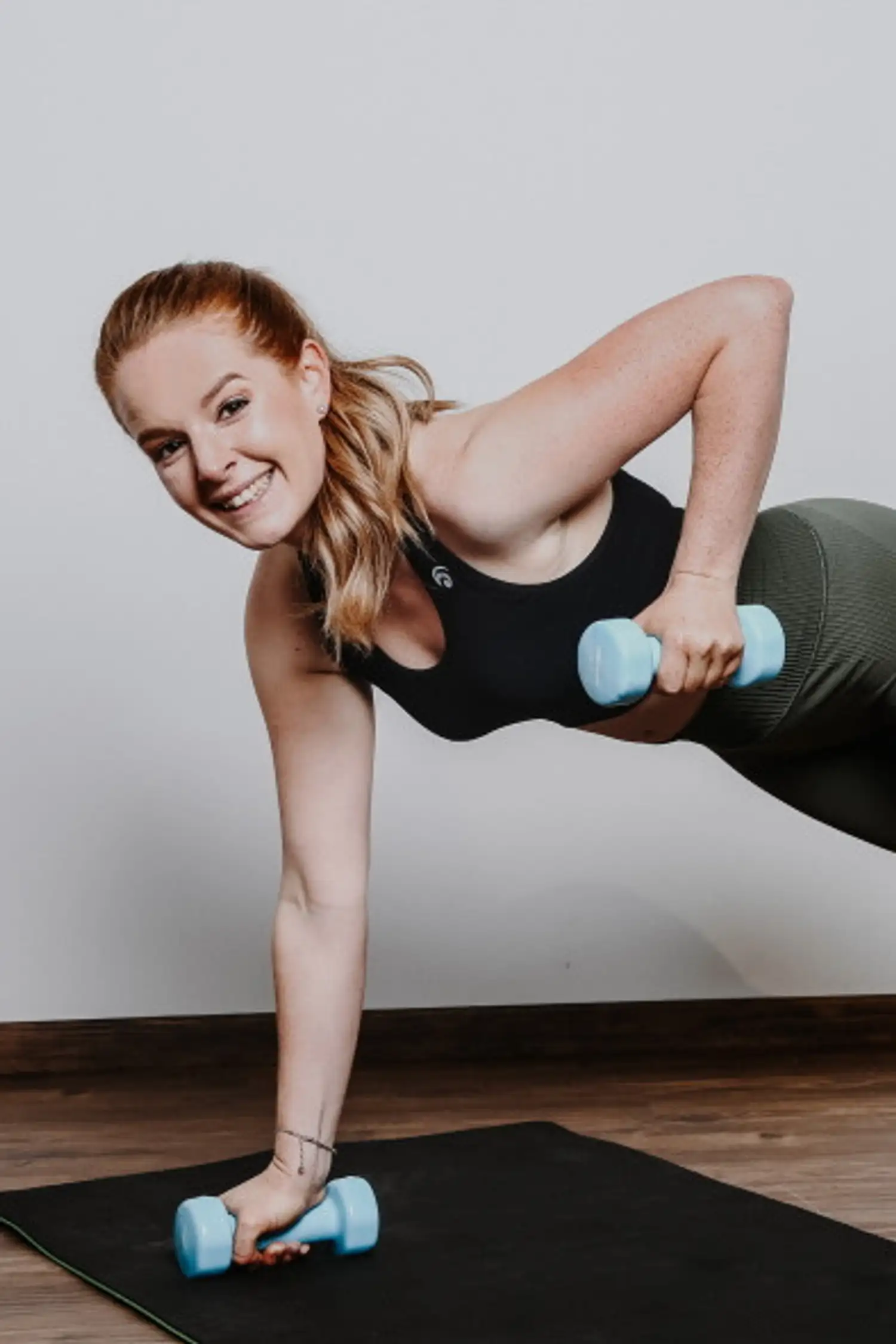 Morning workout with Verena