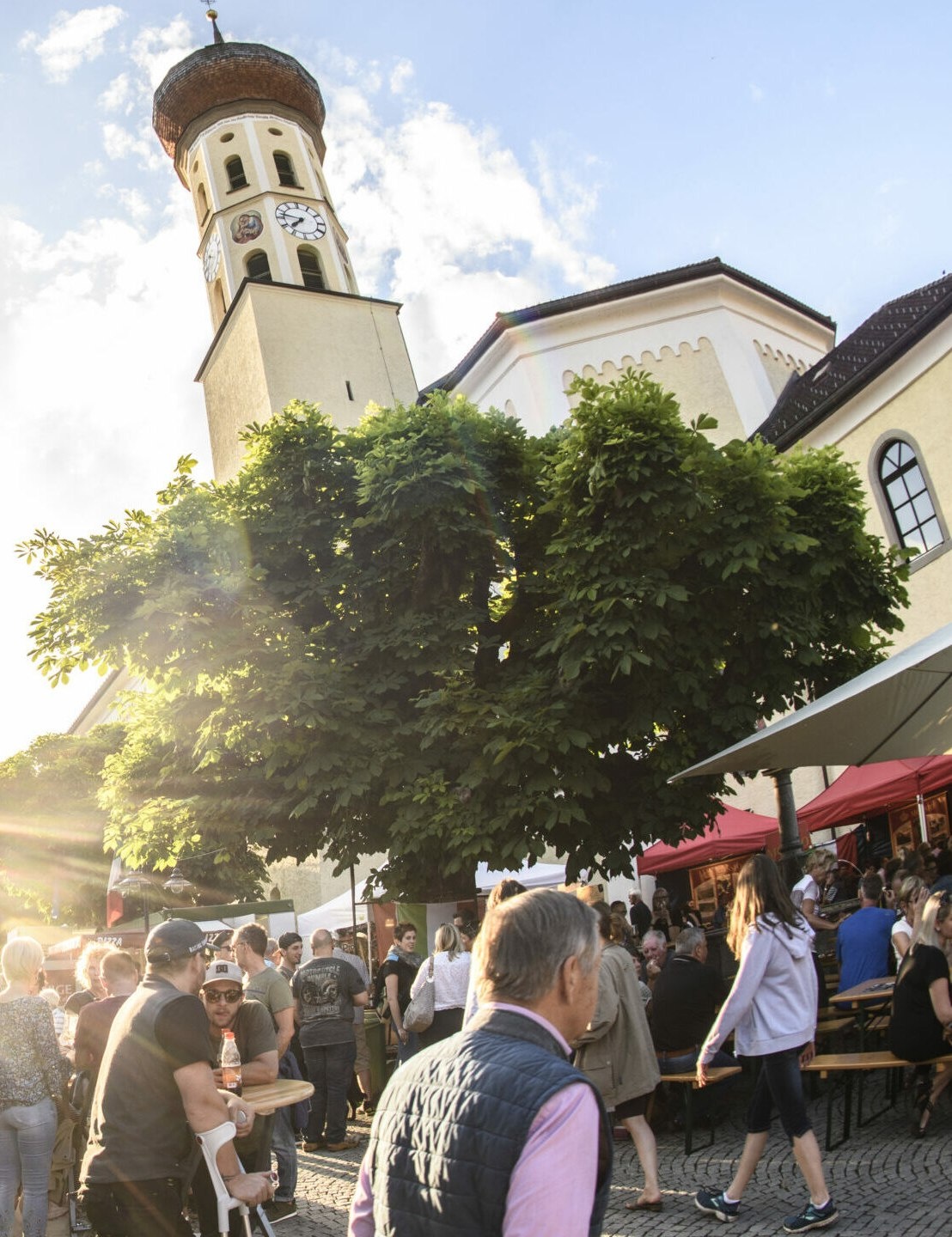 Summer market Schruns