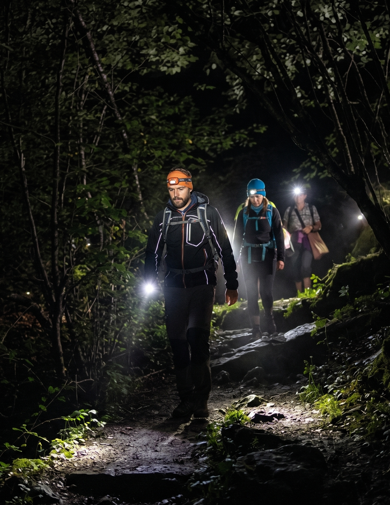 With all senses - night hike