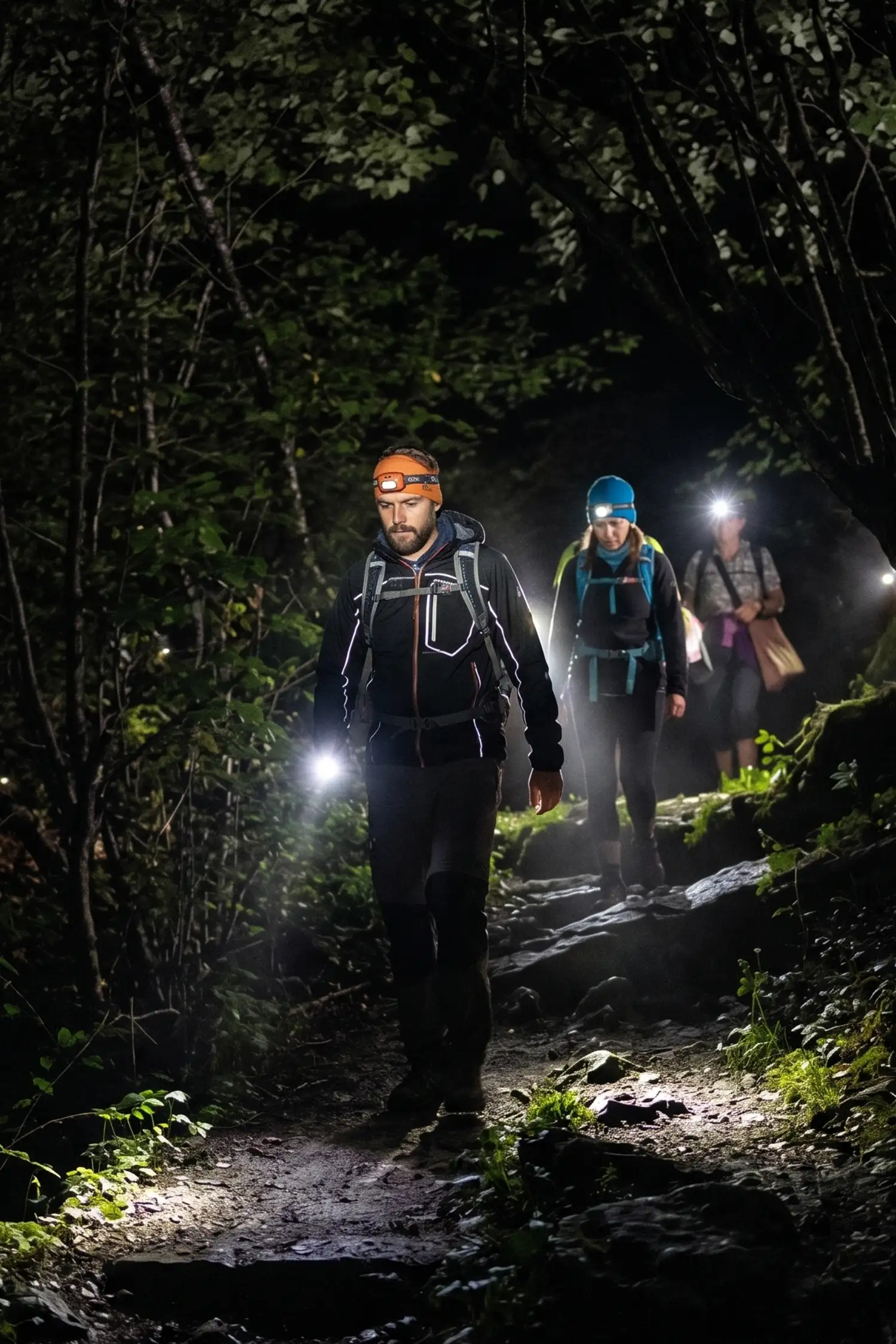 With all senses - night hike