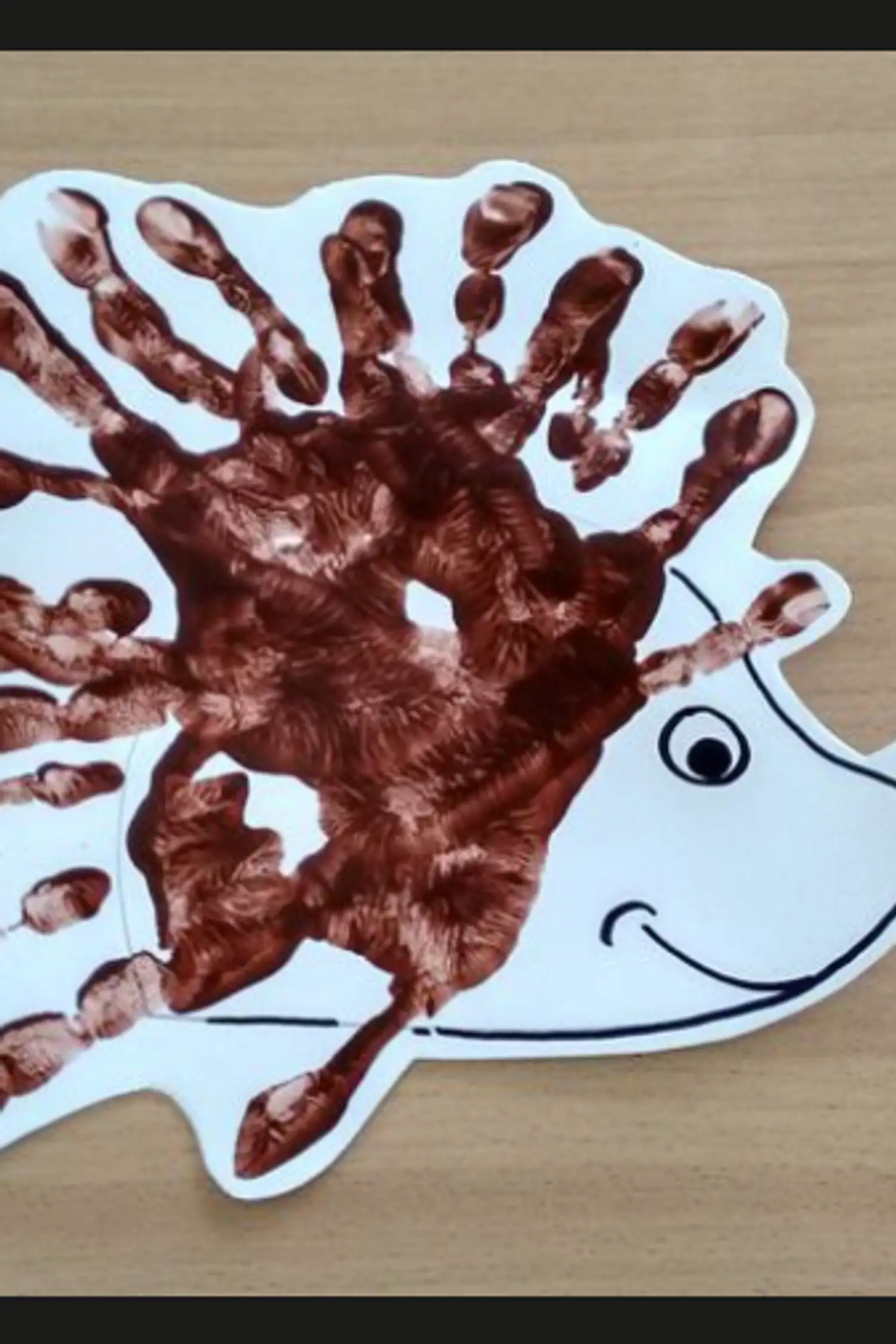 How to Make a Hedgehog Out of Handprints