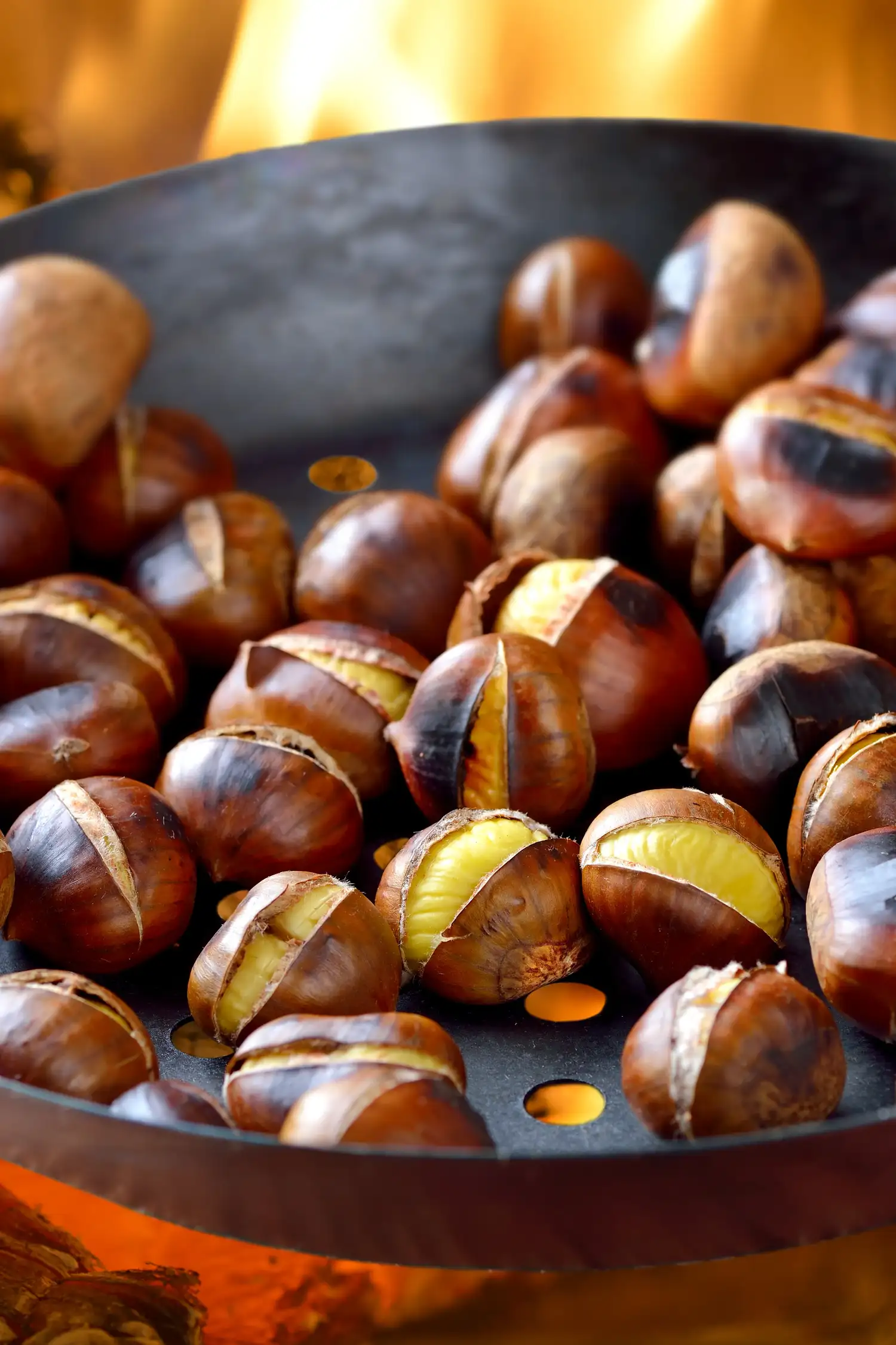 Invitation to an Afternoon of Roasted Chestnuts on the terrace