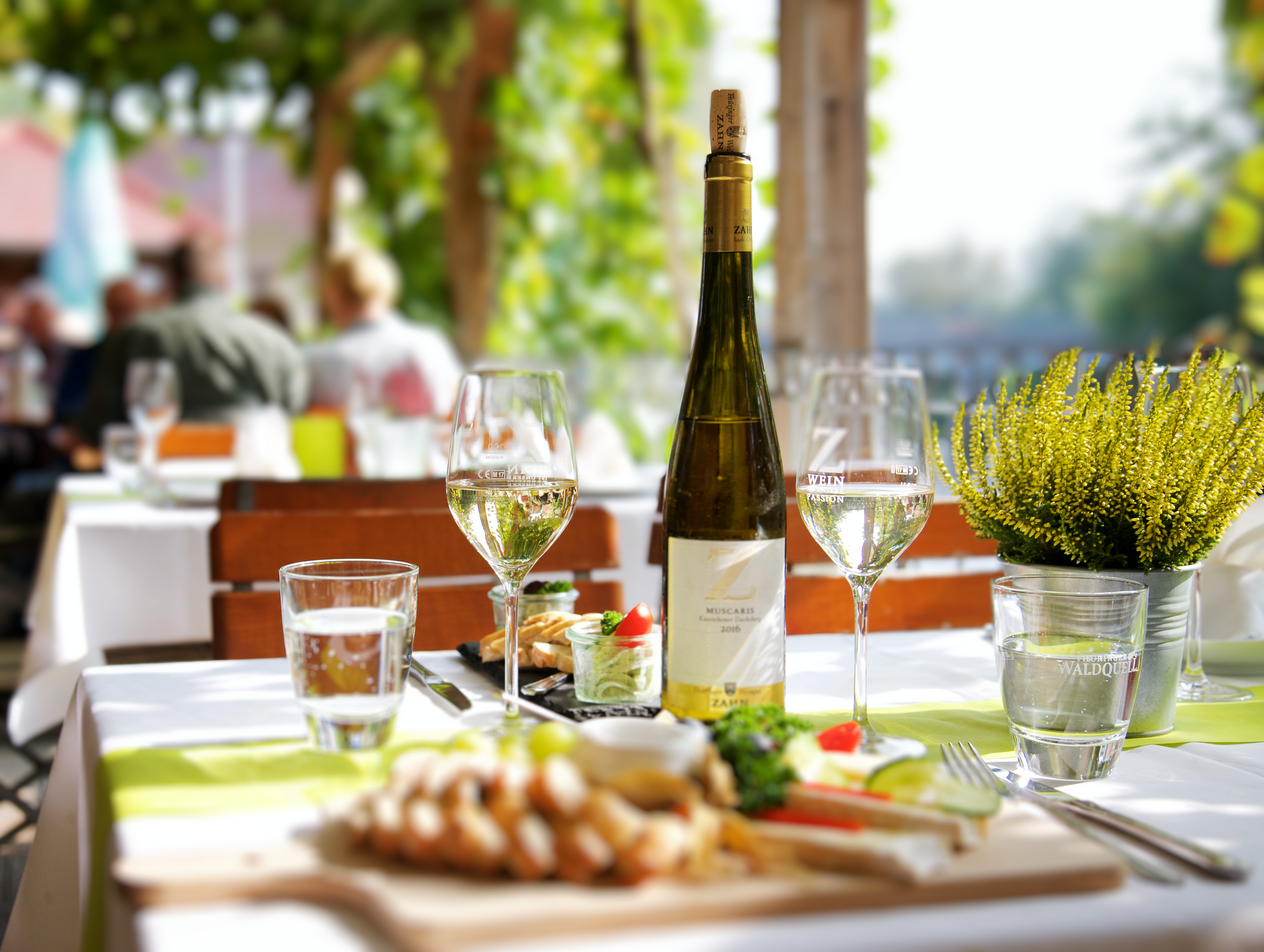 Pleasure stop at the Thuringian wine tavern