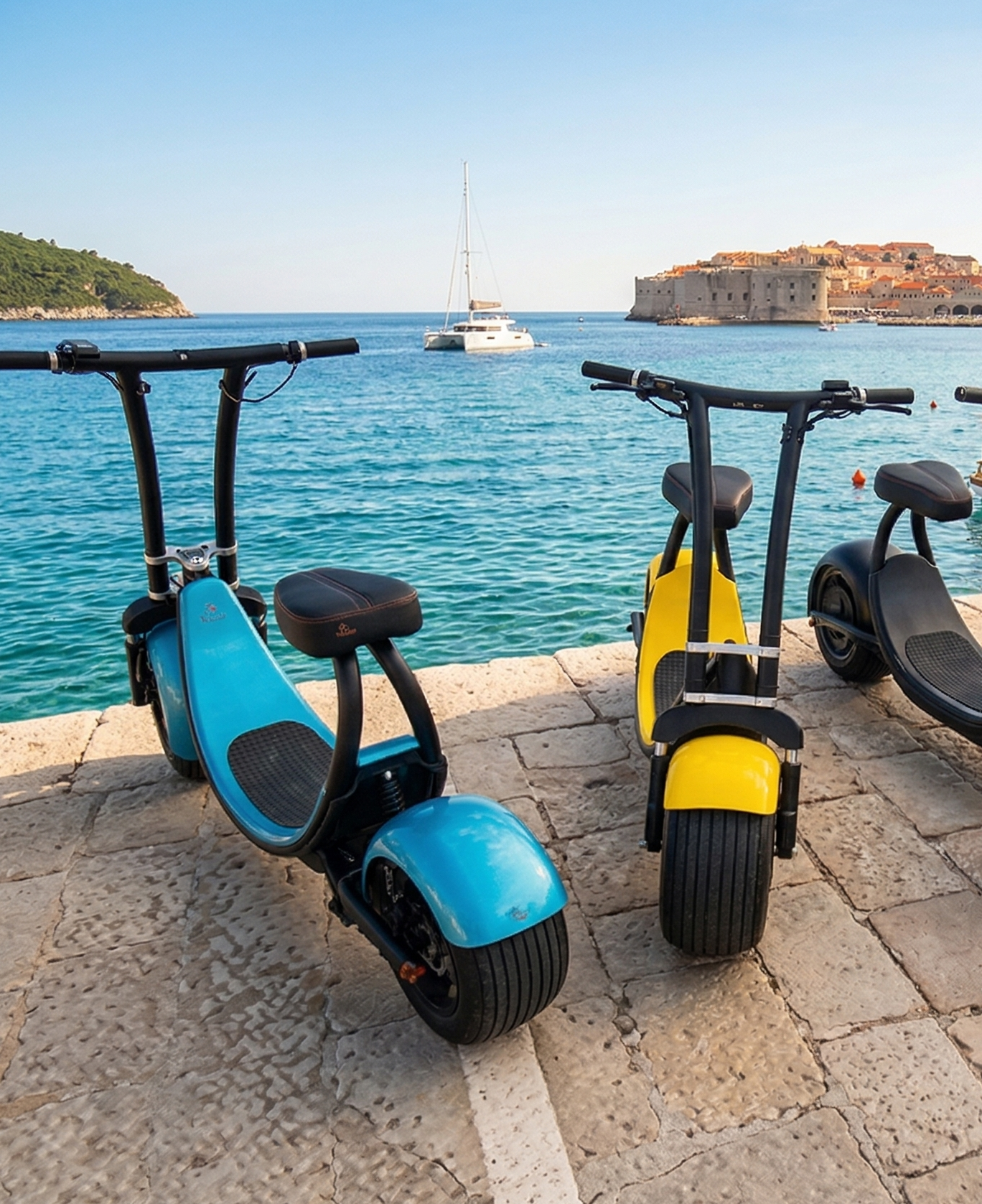 Your private e-scooter: discover Bibinje on two wheels