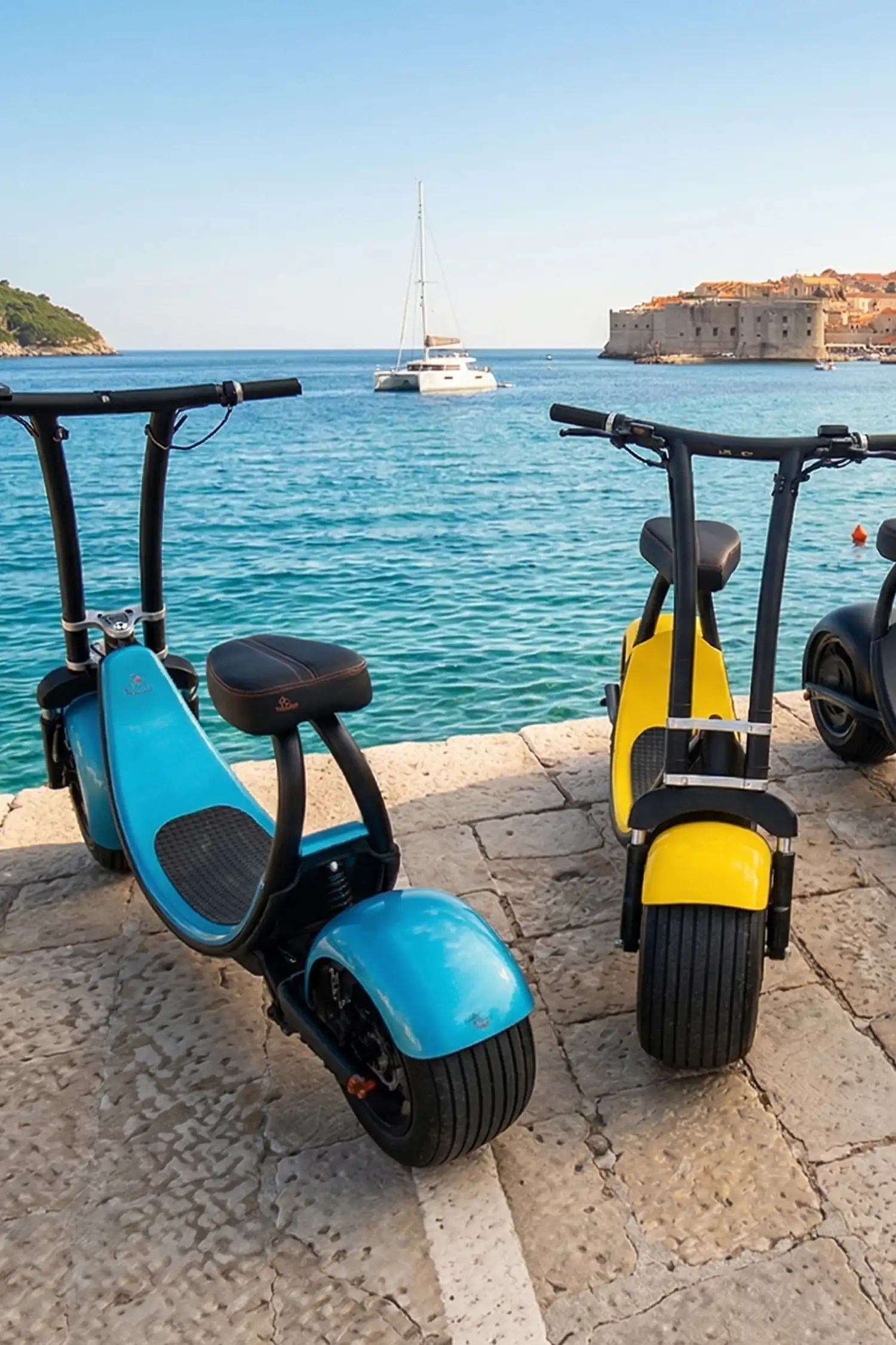 Your private e-scooter: discover Bibinje on two wheels