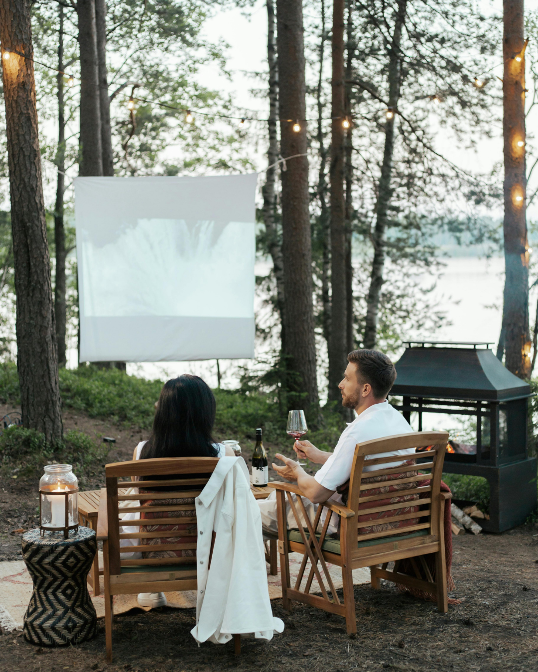 Open-air summer cinema