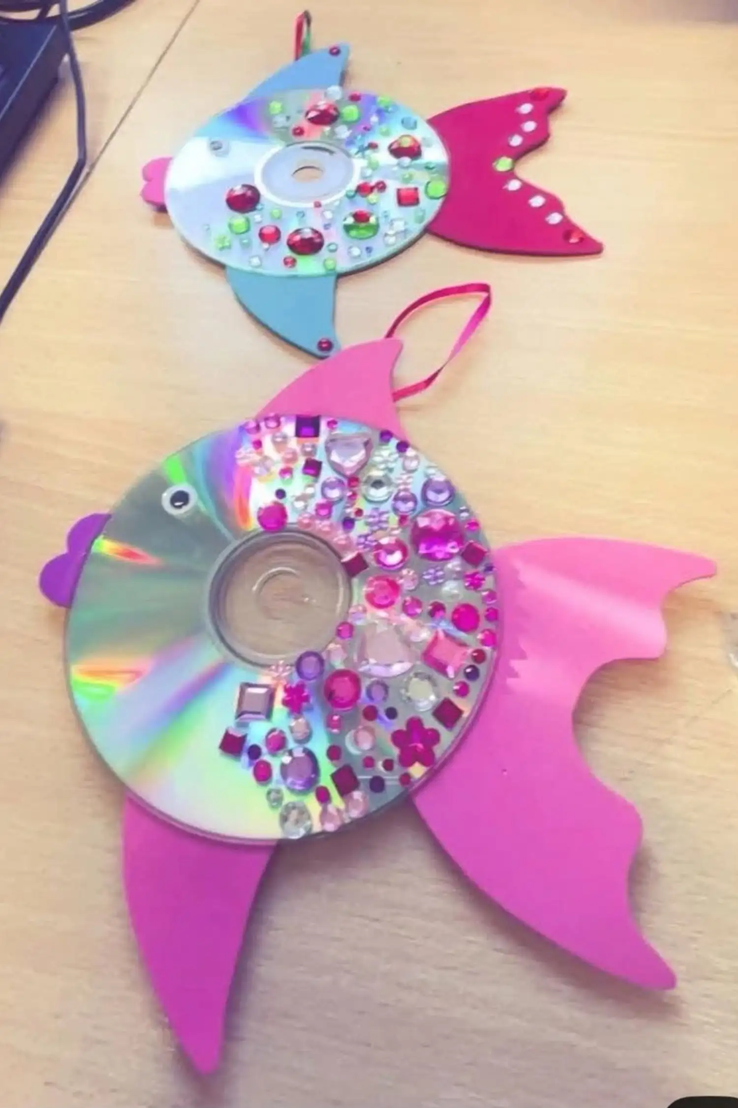 Making CD Fish Crafts