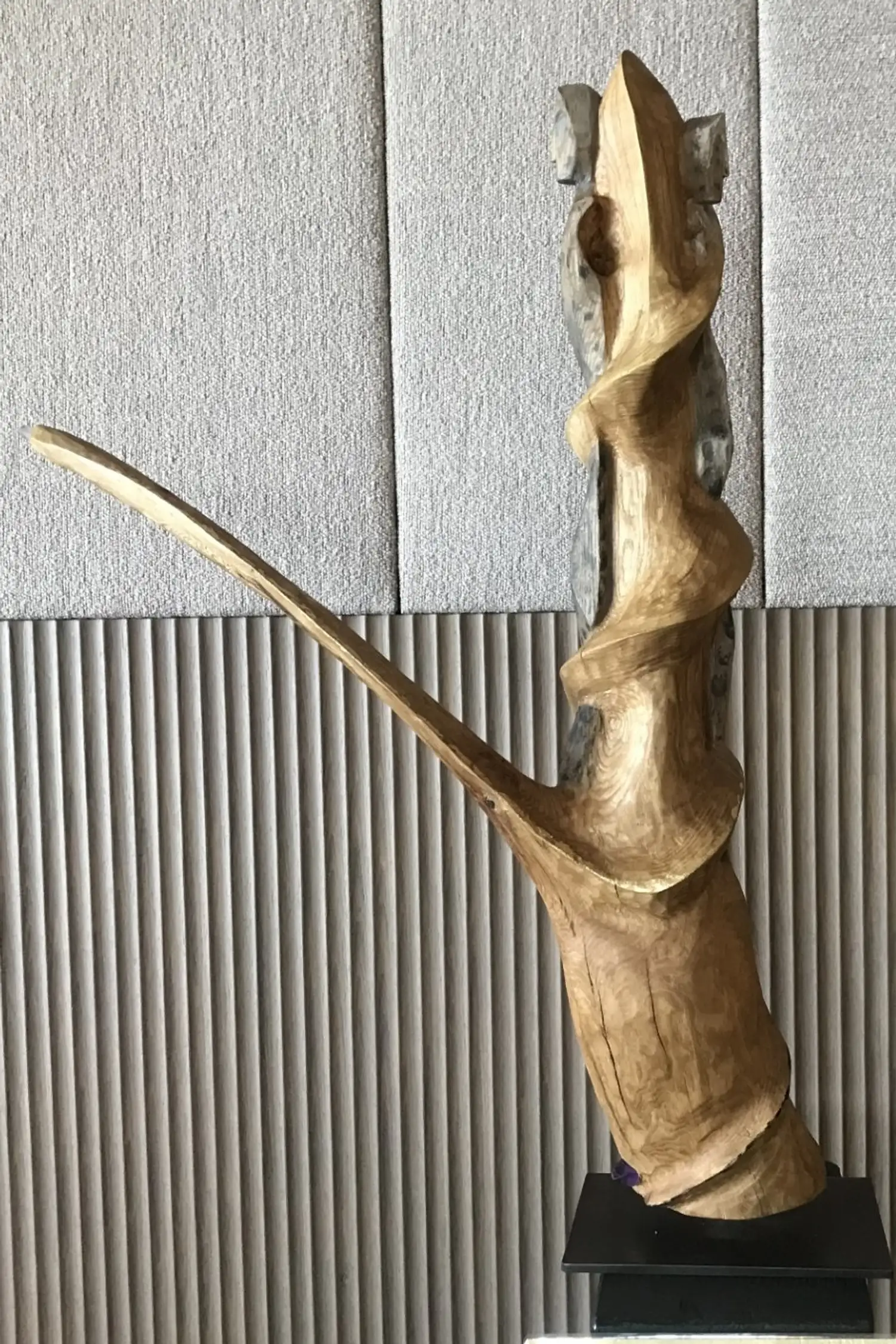 Präsentation und Erklärung der Skulpturen