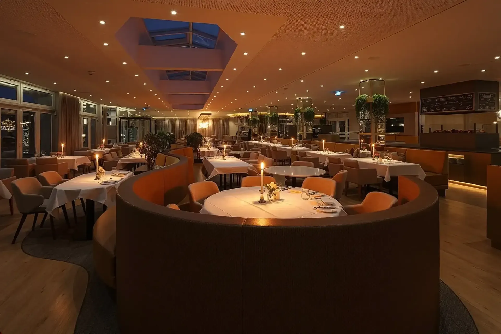 Dinner at the Dünenblick Restaurant