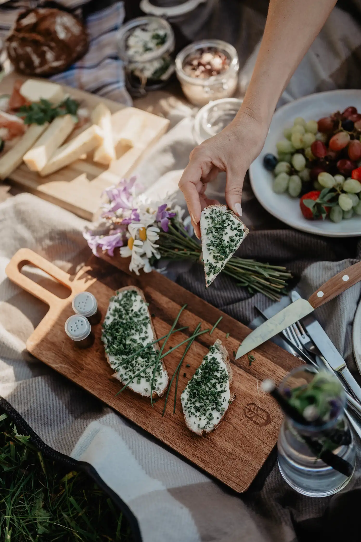 Picknick in den Bergen